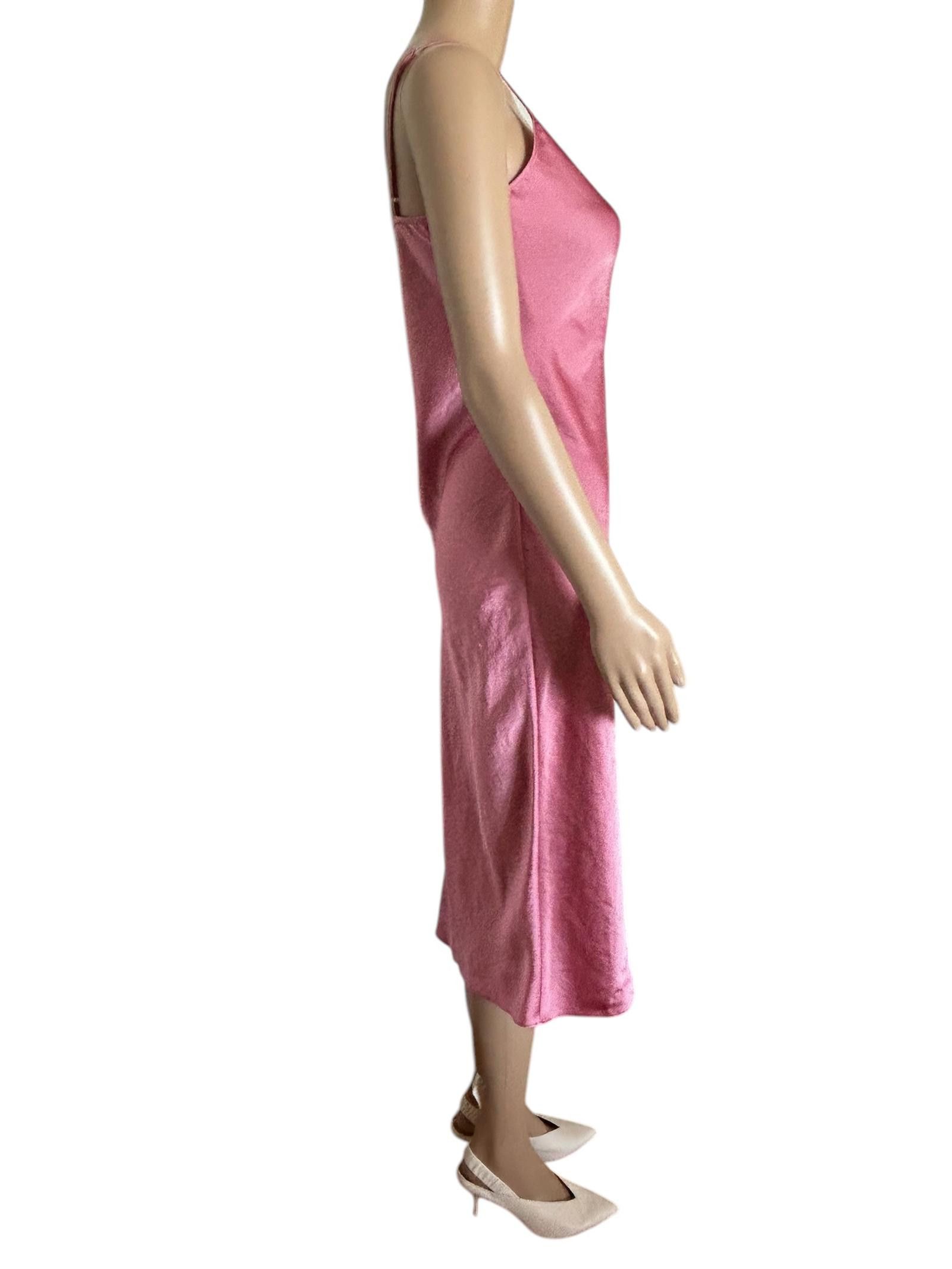 Designer Wilfred Pink Midi Slip Dress - Size XS Size XS / US 0-2 / IT 36-38 - 4 Thumbnail