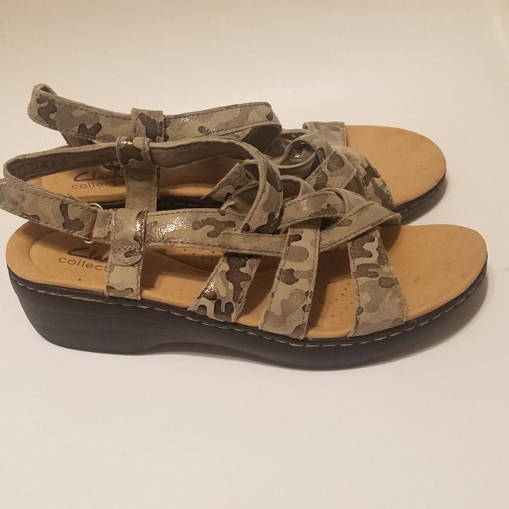 Clarks Clarks Collection Camouflage Sandals Size 8 1/2 Size US 8.5 / IT 38.5 - 3 Thumbnail