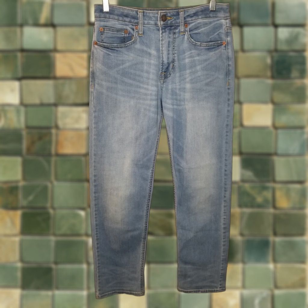 American Eagle Outfitters AMERICAN EAGLE Relaxed Straight Jeans Mens Light Blue Size 28x30 Extreme Flex Size US 28 / EU 44 - 1 Thumbnail