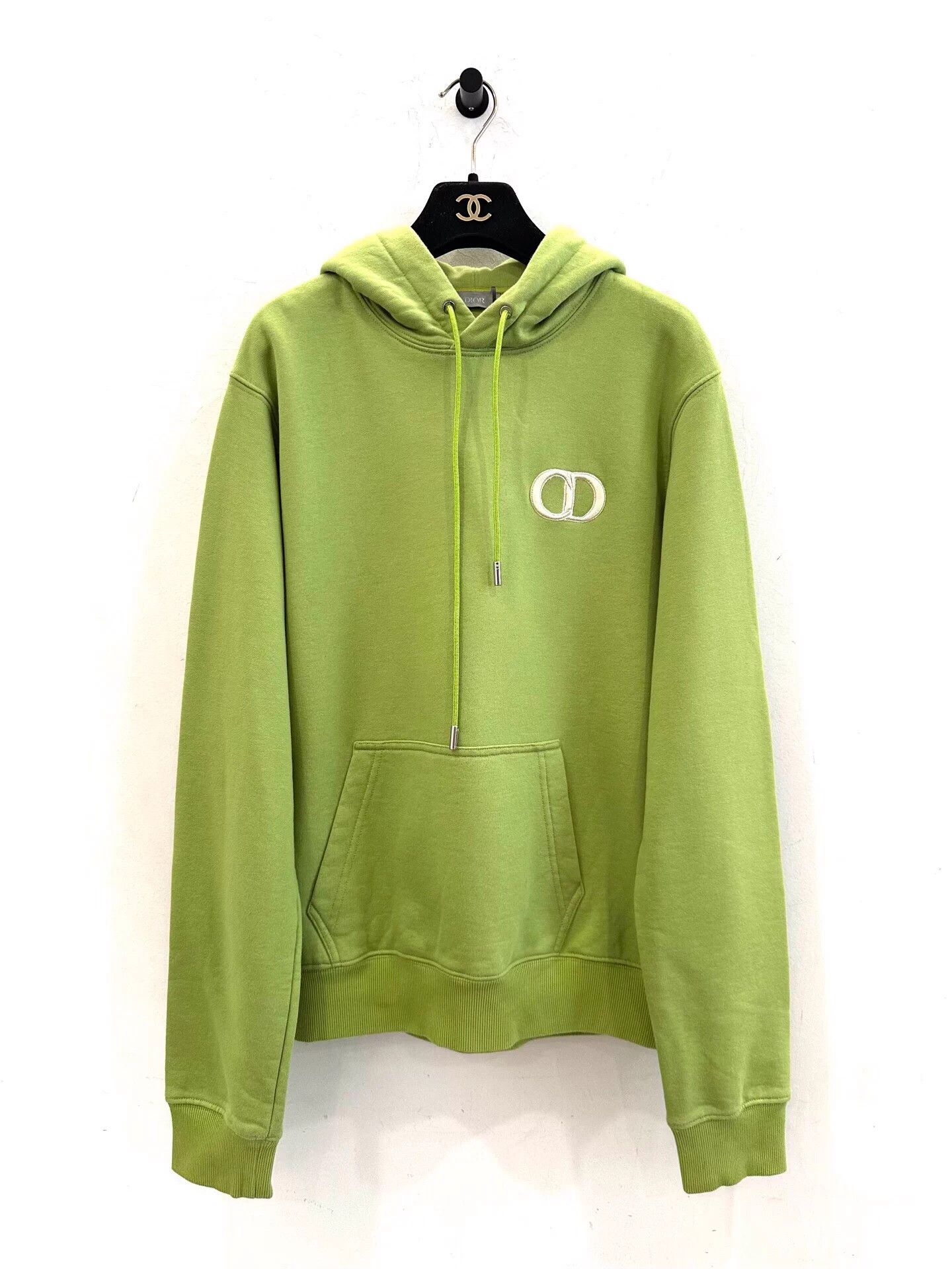 Dior Dior Men's Green Hoodie White CD Logo S Size US S / EU 44-46 / 1 - 1 Thumbnail