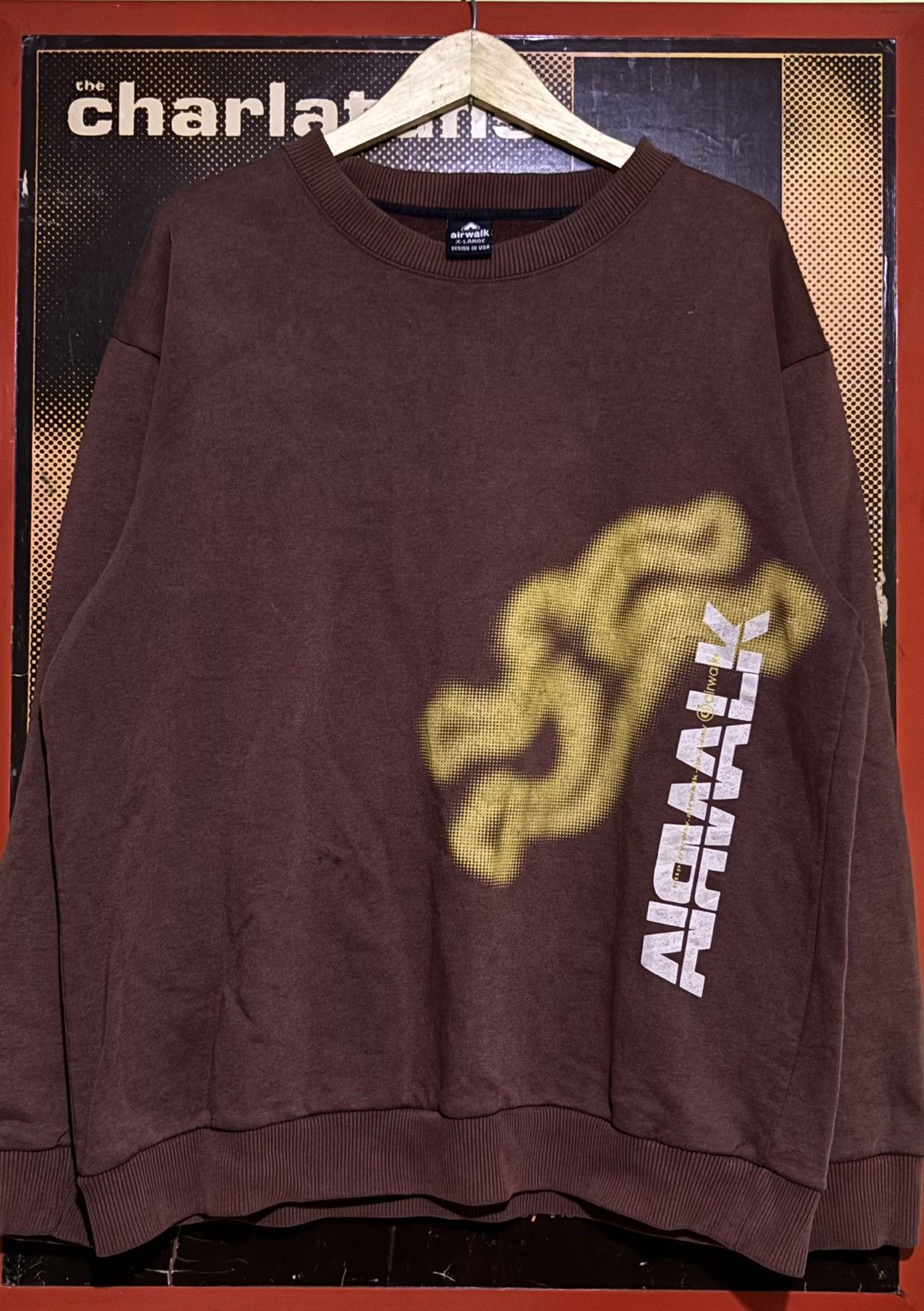 Airwalk Vintage 90s Airwalk Crewneck santa cruz powell Size US XL / EU 56 / 4 - 1 Thumbnail