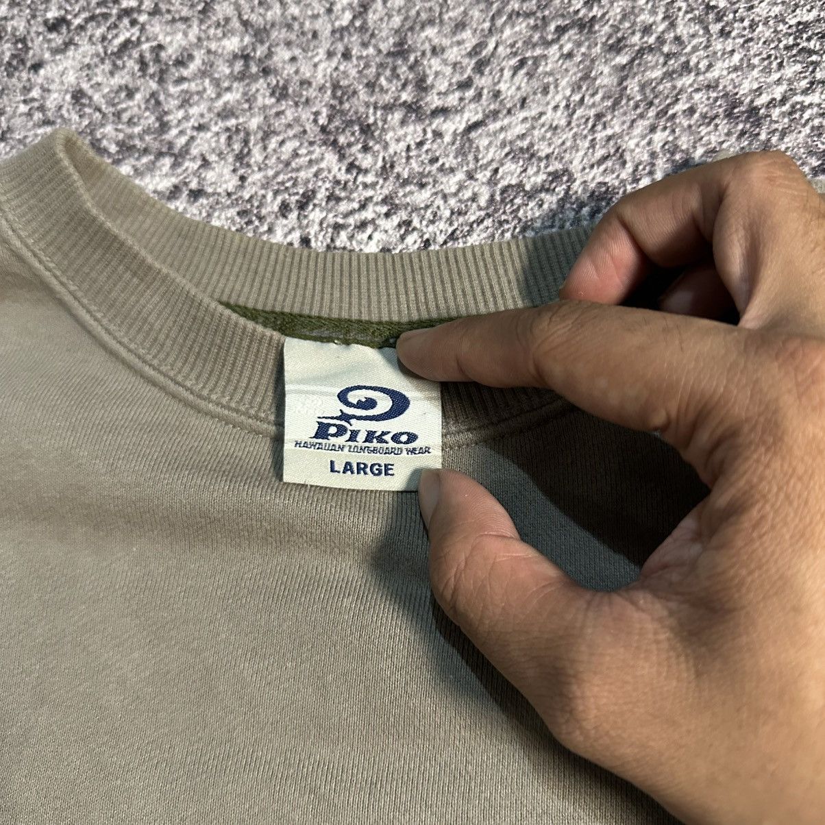 Japanese Brand RARE 00s PIKO CREWNECK SURFWEAR Size US L / EU 52-54 / 3 - 6 Thumbnail