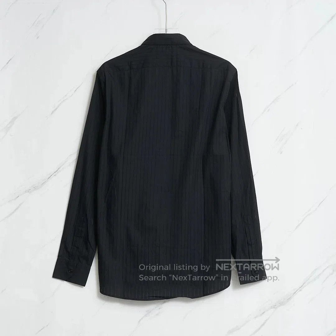 Saint Laurent Paris Saint Laurent Men's Crocheted Stripe Shirt. Size US M / EU 48-50 / 2 - 4 Thumbnail