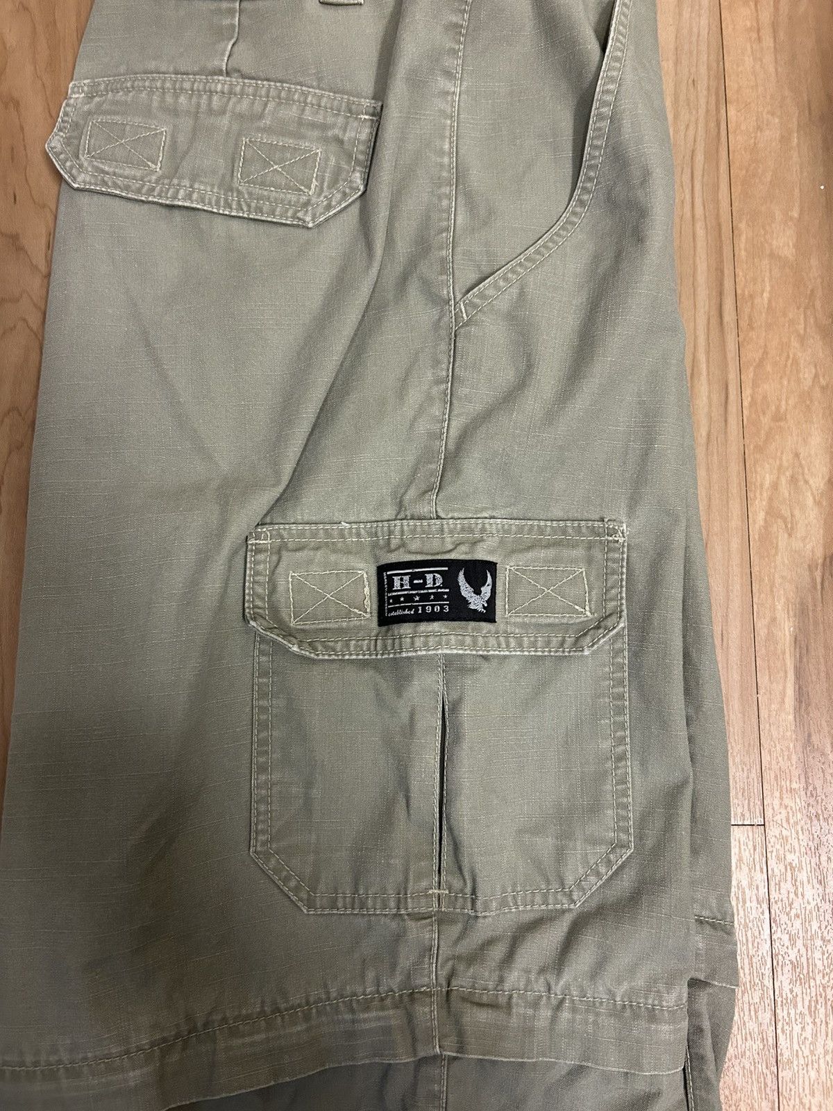 Vintage Vintage Light Brown Harley Davidson Pants Size US 34 / EU 50 - 4 Thumbnail