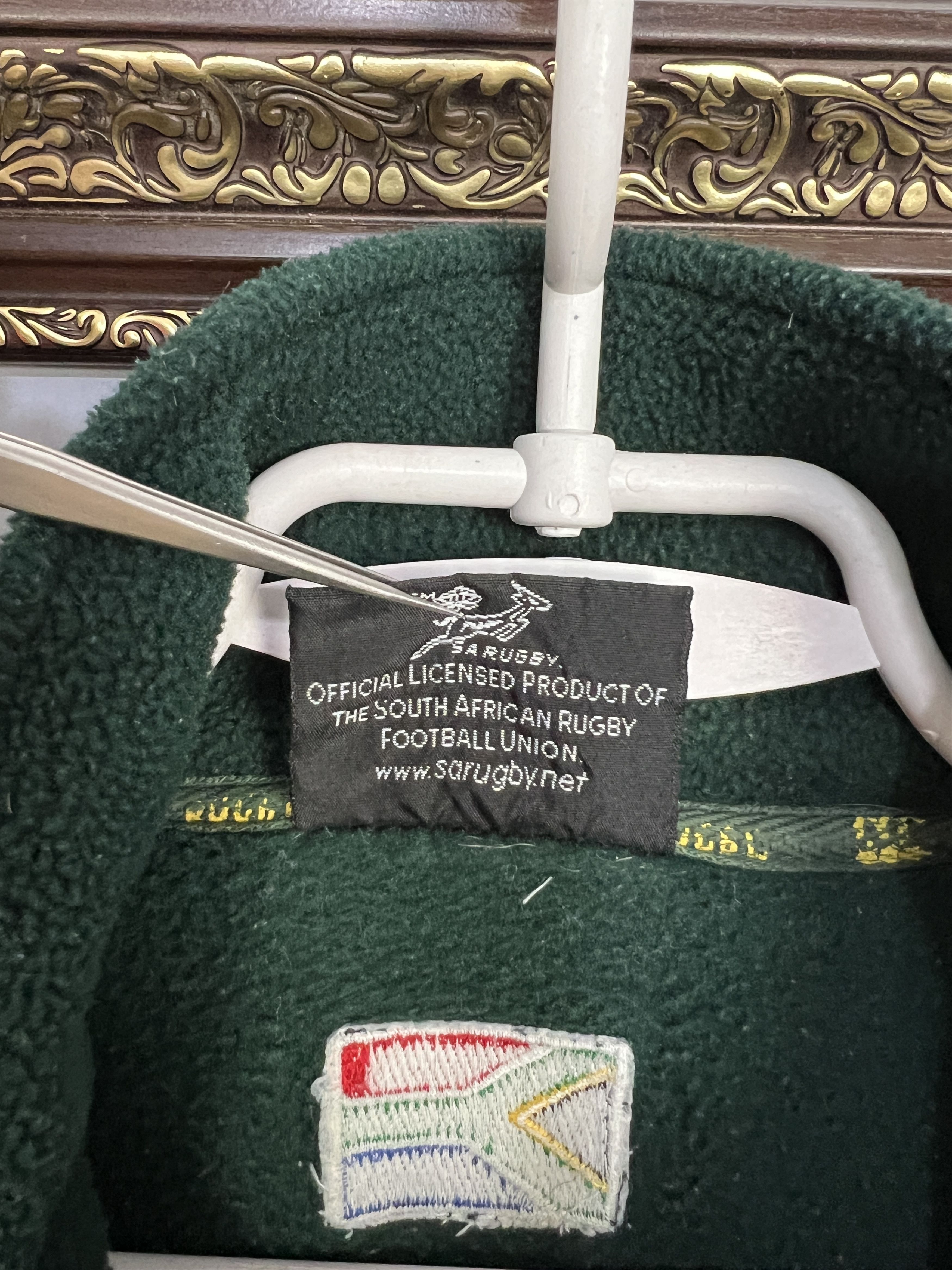 Canterbury of New Zealand Vintage Canterbury South Africa Rugby Union Fleece Jacket Size US S / EU 44-46 / 1 - 10 Thumbnail