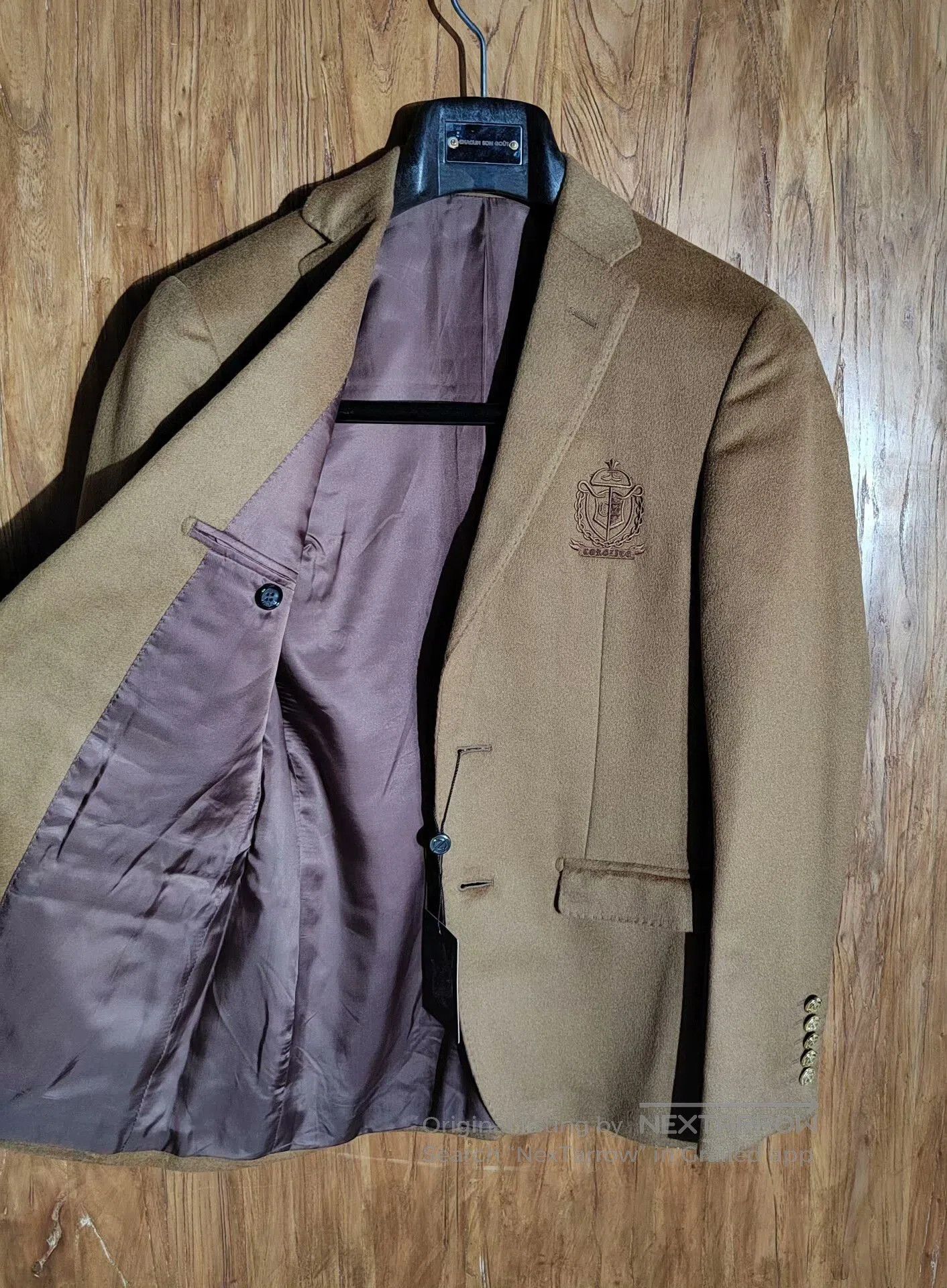 Japanese Brand Handmade Italian Cashmere Suit Jacket. Size US S / EU 44-46 / 1 - 2 Thumbnail