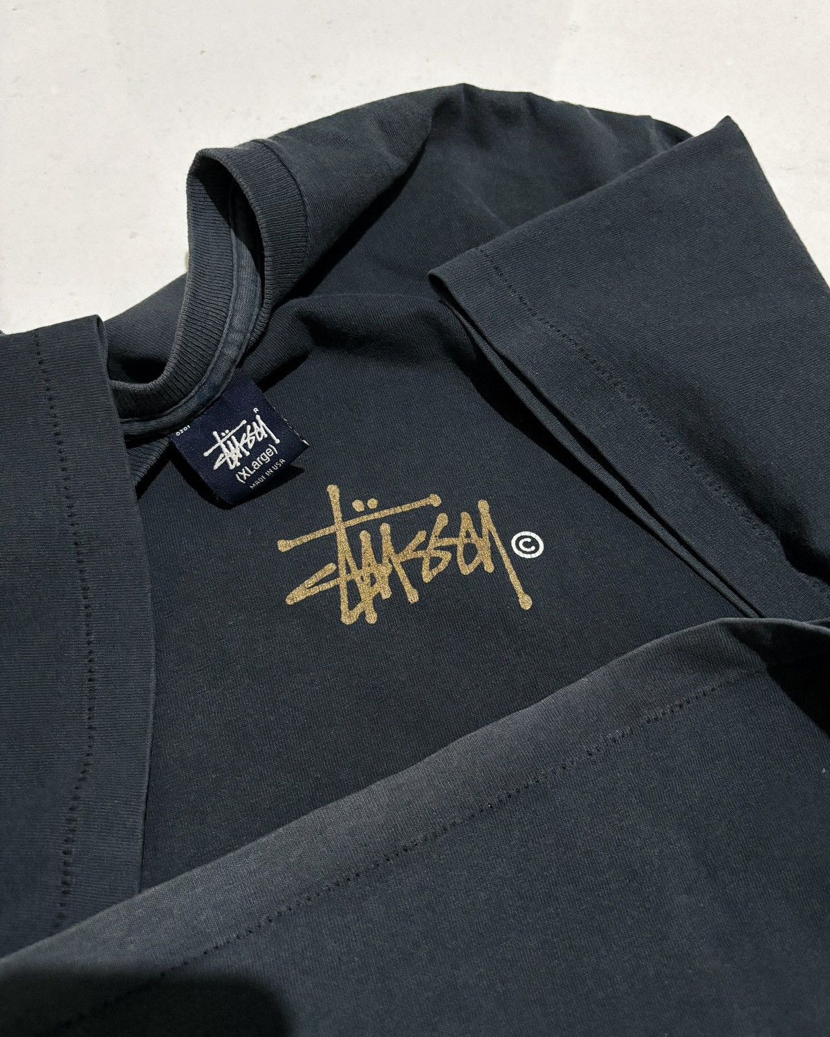 Stussy Vintage Stussy Basic Tee Size US XL / EU 56 / 4 - 5 Thumbnail
