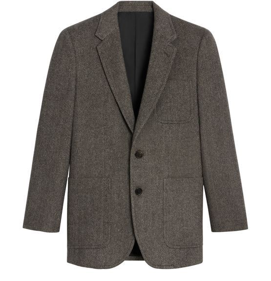 o1bcso1str0725 2V69Q4 Classic Jacket in Marron/Latte