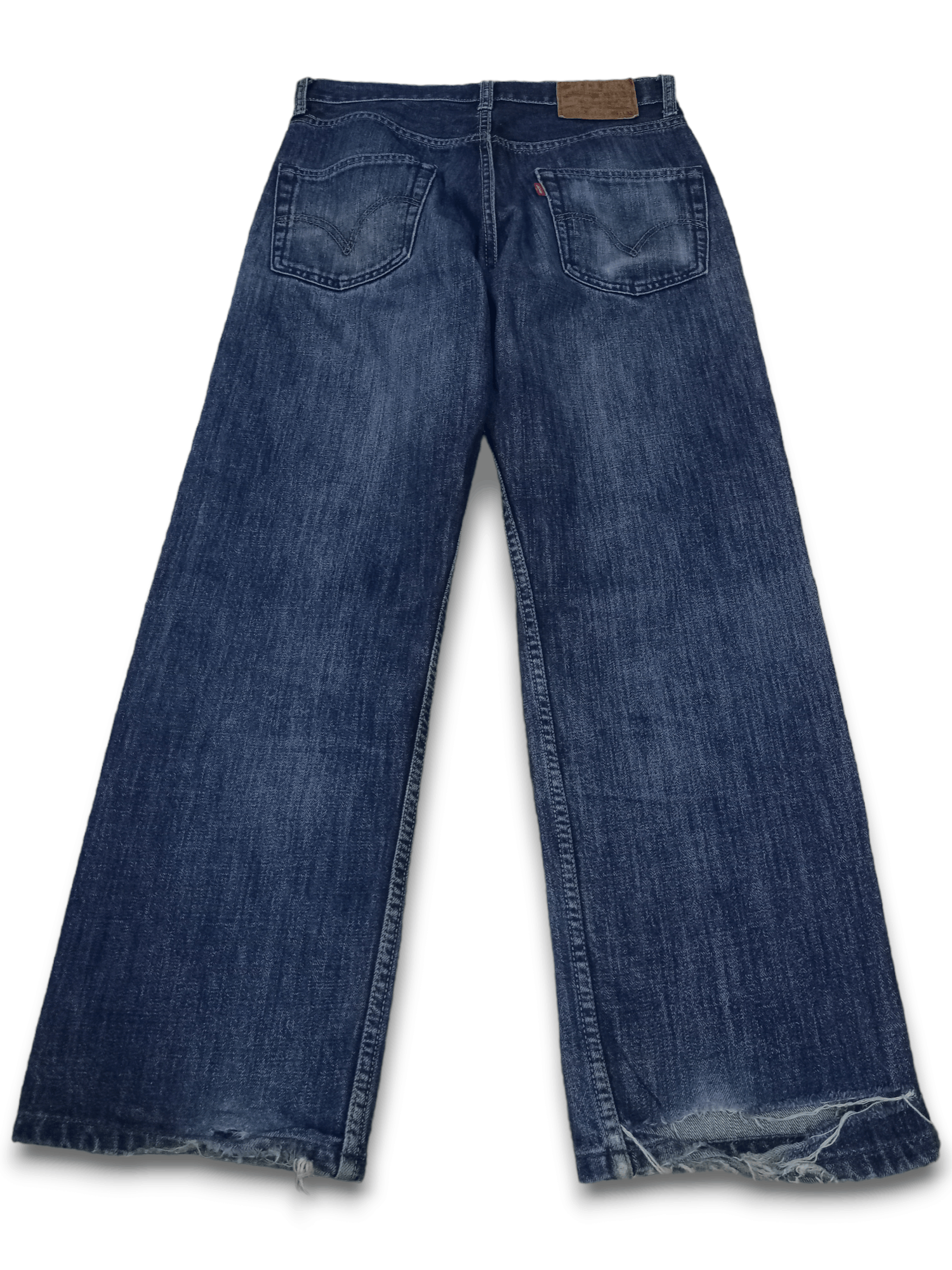 Levi's × Levi's Vintage Clothing Vintage 90s Levis Blue Wash Baggy Distressed Jeans 30x28 Size US 30 / EU 46 - 2 Thumbnail