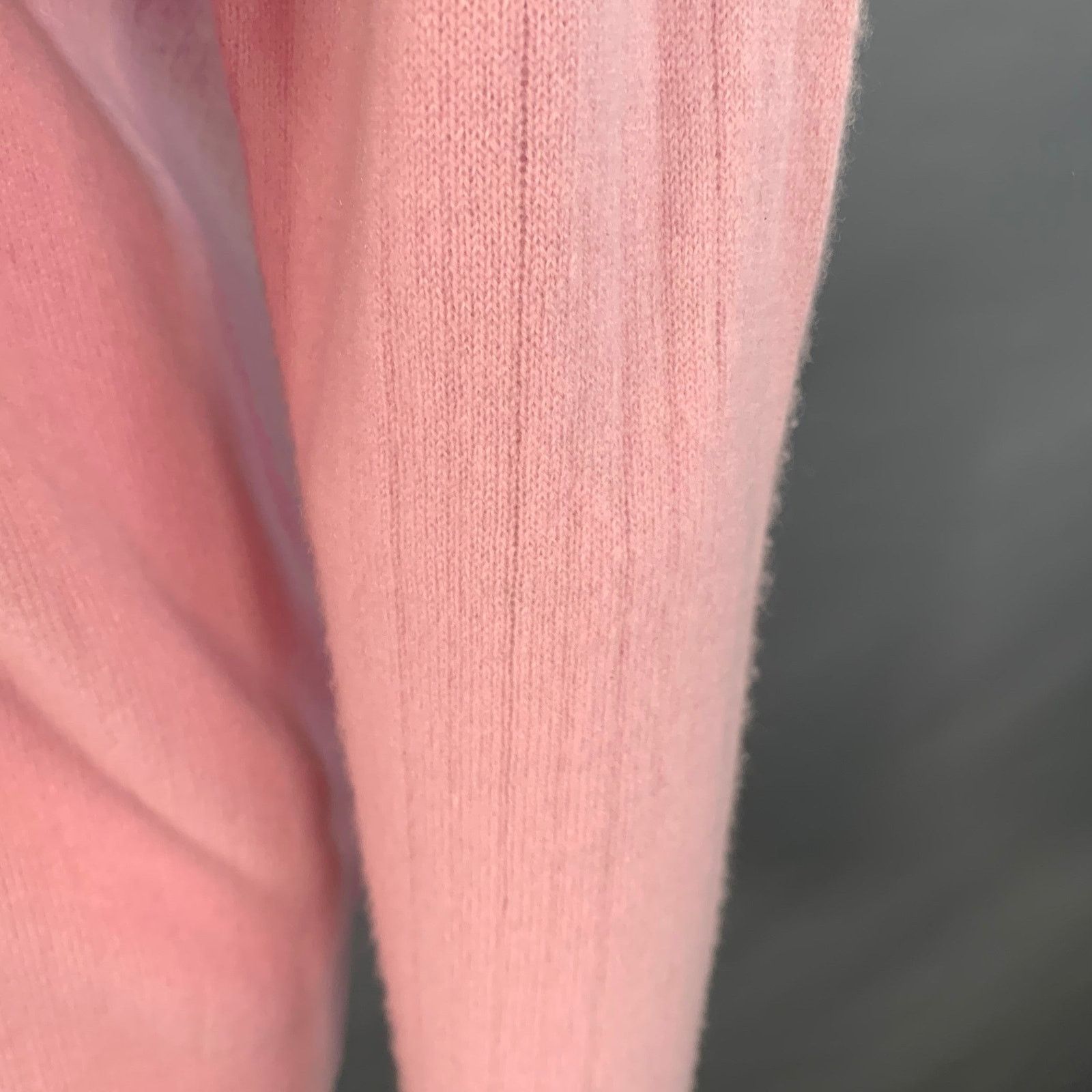 Sies Marjan XS Pink Wool Blend Knit Ruffled Crew Neck Pullover Size XS / US 0-2 / IT 36-38 - 9 Thumbnail