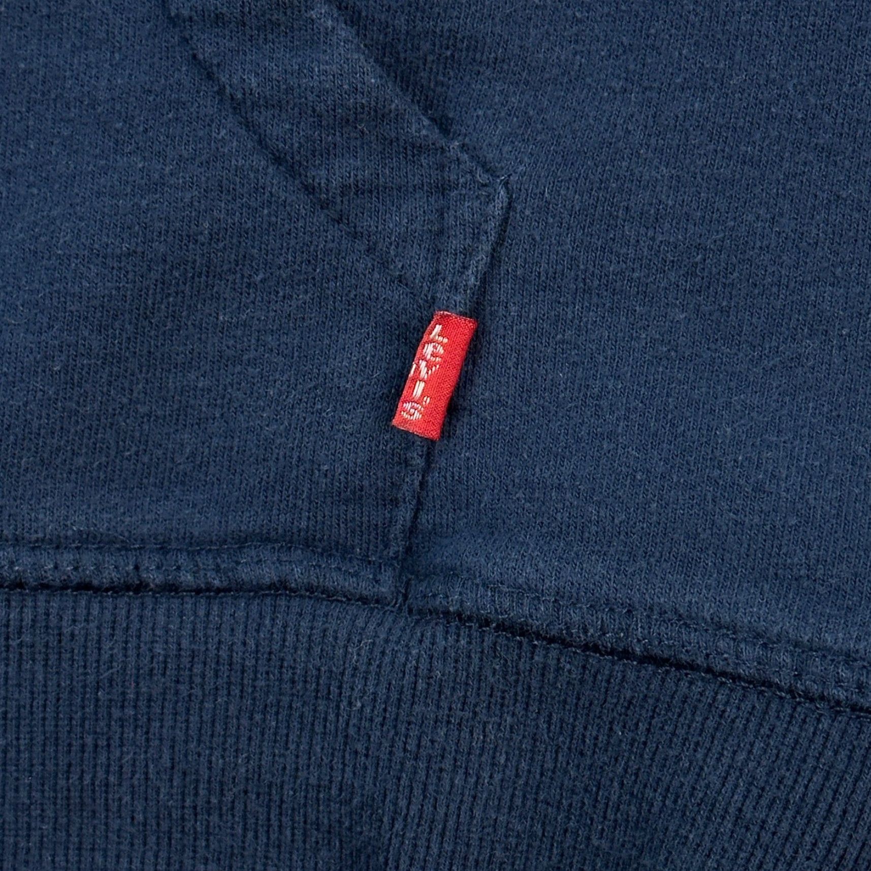 Levi's VINTAGE Levis Hoodie Mens Large Navy Fleece Graphic Logo Red Tab Pullover Outdoor Size US L / EU 52-54 / 3 - 4 Thumbnail