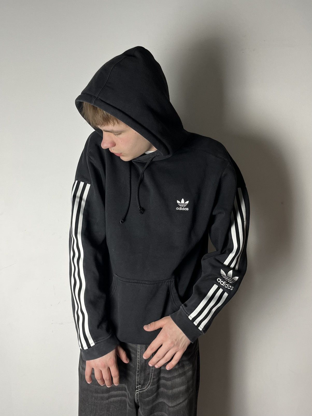 Adidas 🔥CRAZY ADIDAS BALENCIAGA VIBE OPIUM BOXY HOODIE Y2K 00’S Size US S / EU 44-46 / 1 - 1 Thumbnail