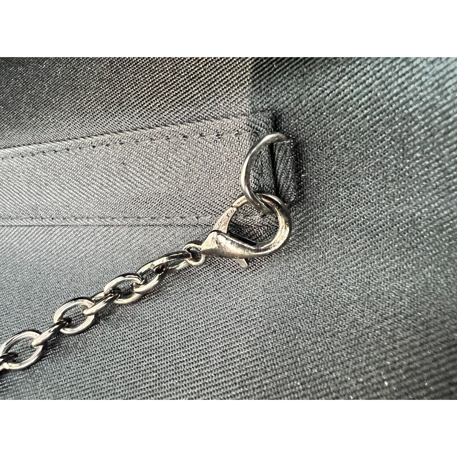Other Sondra Roberts Velvet Clutch Stone Encrusted Shoulder Chain Size ONE SIZE - 17 Thumbnail
