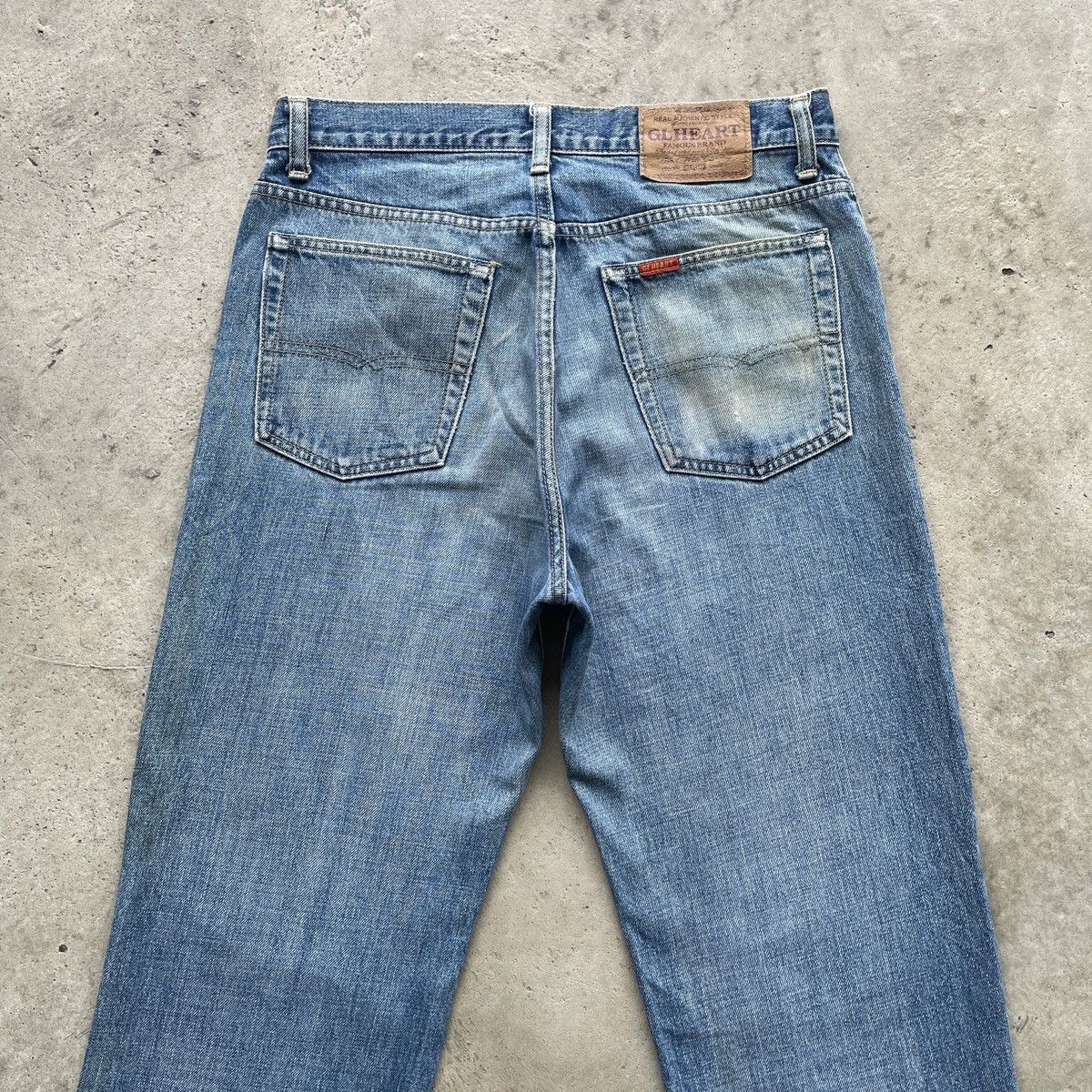 Japanese Brand Vintage Japan GLHEART Jeans Distressed Faded Denim Pants W31 Size US 31 - 10 Thumbnail