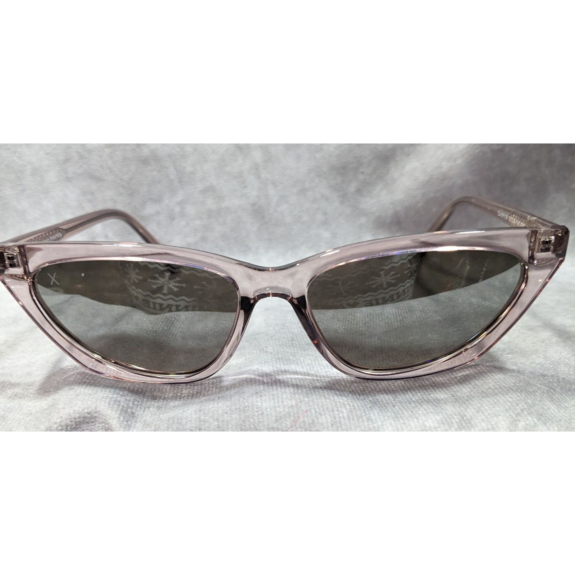 Other Dime Optics Keep Dreaming Translucent Pink Narrow Cateye Sun Size ONE SIZE - 1 Thumbnail