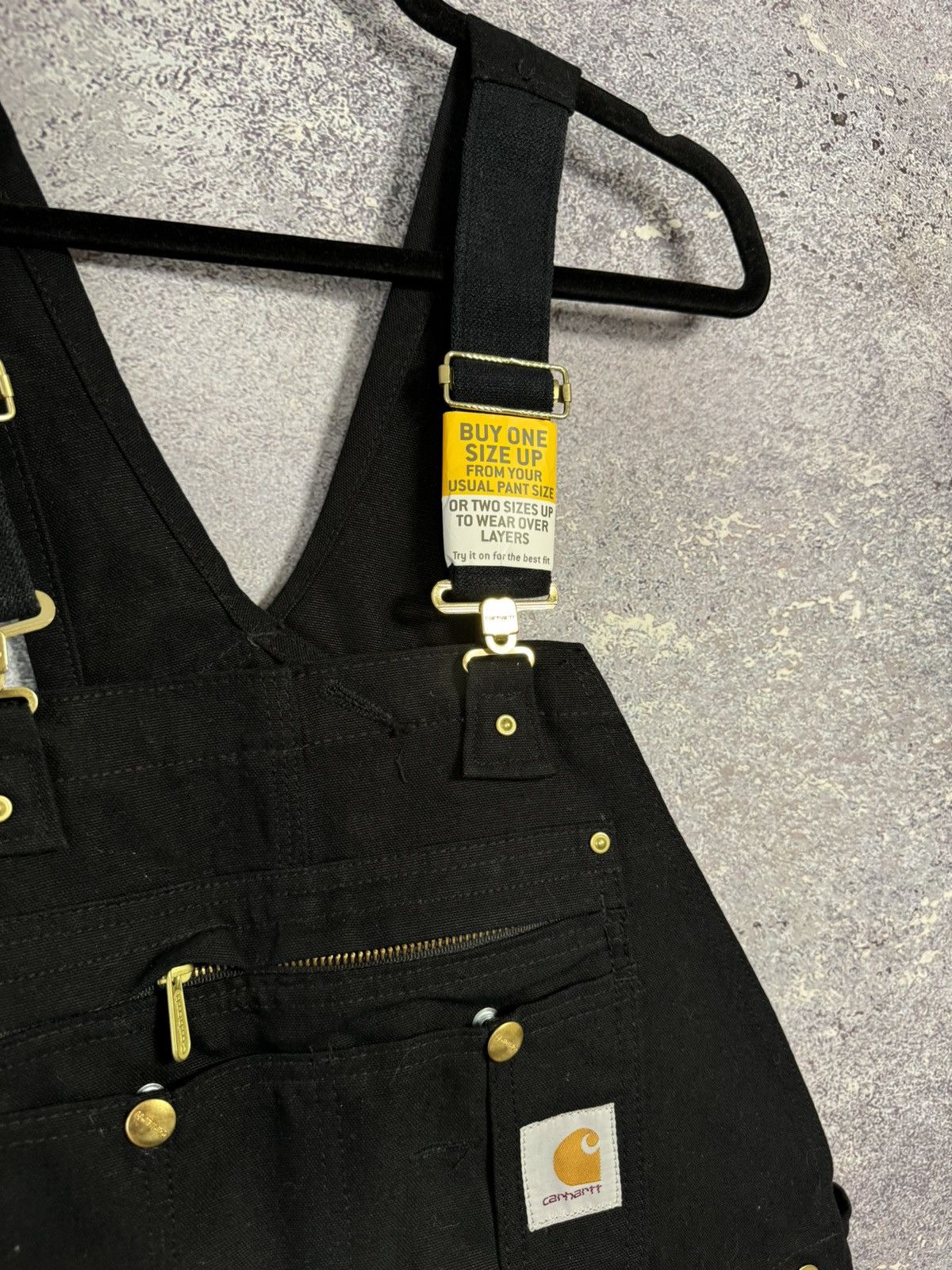 Carhartt NWT Carhartt double knee overall Black fit 42x30 Size US 42 / EU 58 - 6 Thumbnail