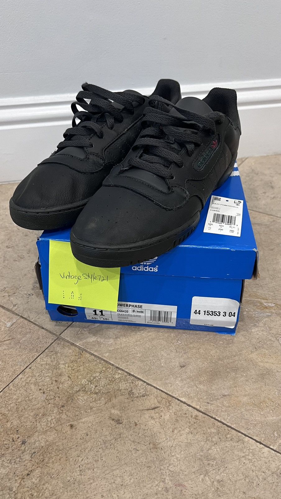 image of Adidas x Yeezy Season 2018 Yeezy Powerphase Calabaze “Core” Size 11 Shoes in Grey, Men's