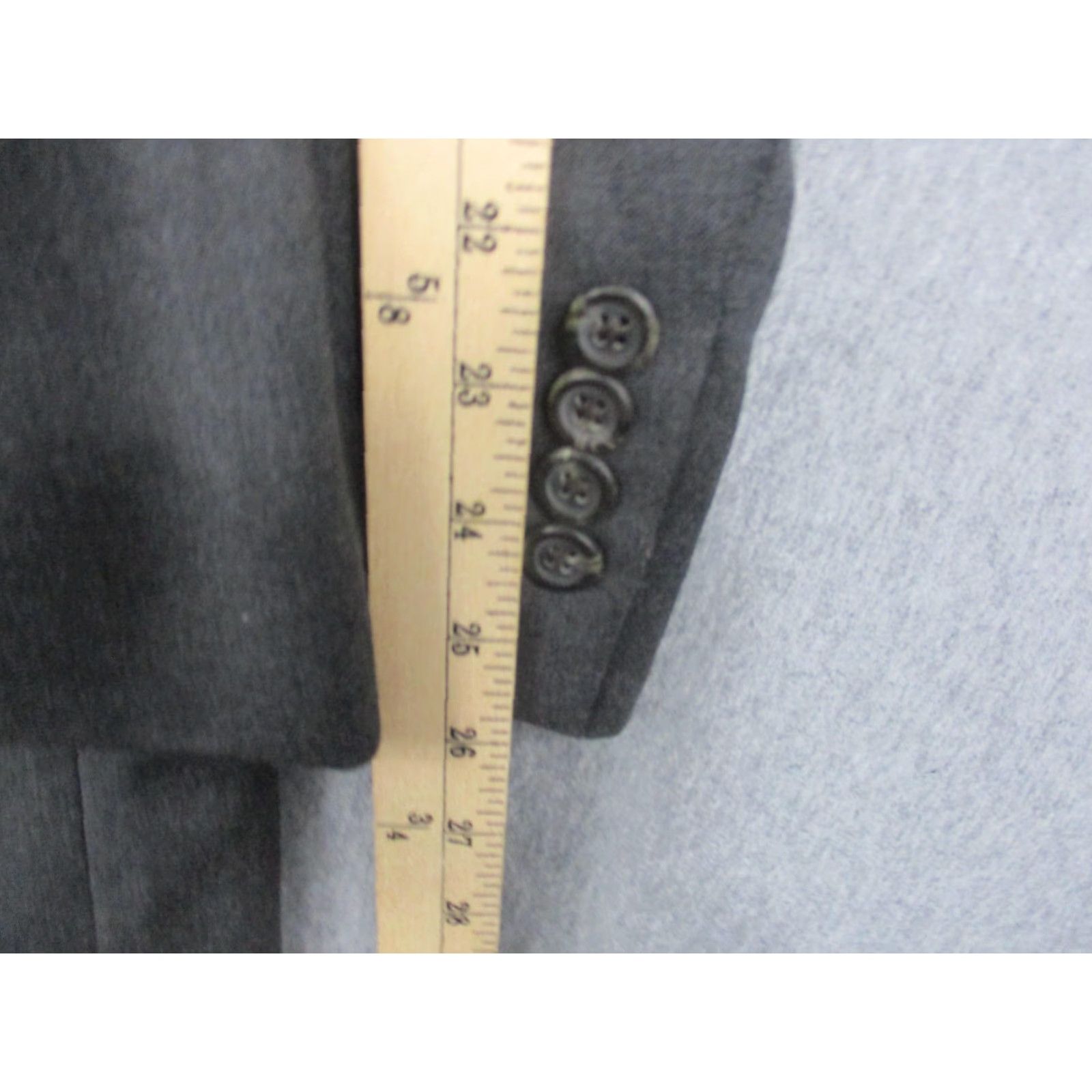 Ralph Lauren Lauren Ralph Lauren Blazer Mens 48R Gray Wool Sport Coat Suit Jacket Classic Fit Size 48R - 5 Thumbnail