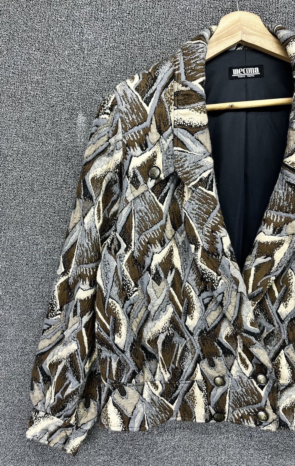 Japanese Brand Mecona Luxury Design Cardigan Jacket Size M / US 6-8 / IT 42-44 - 3 Thumbnail
