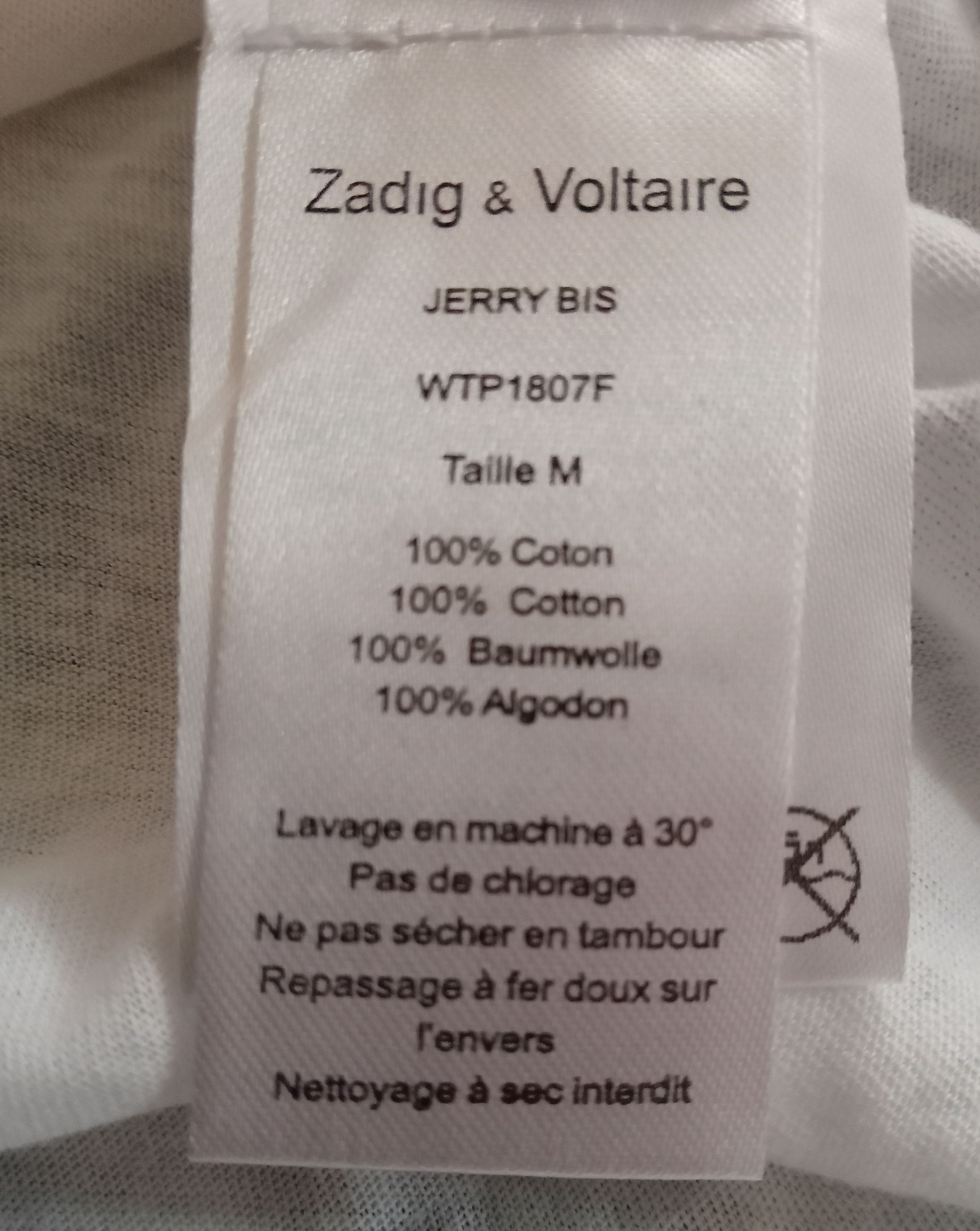 Zadig & Voltaire Zadig & Voltaire Sexy Lady Triumph Biker T Shirt Size M / US 6-8 / IT 42-44 - 4 Thumbnail