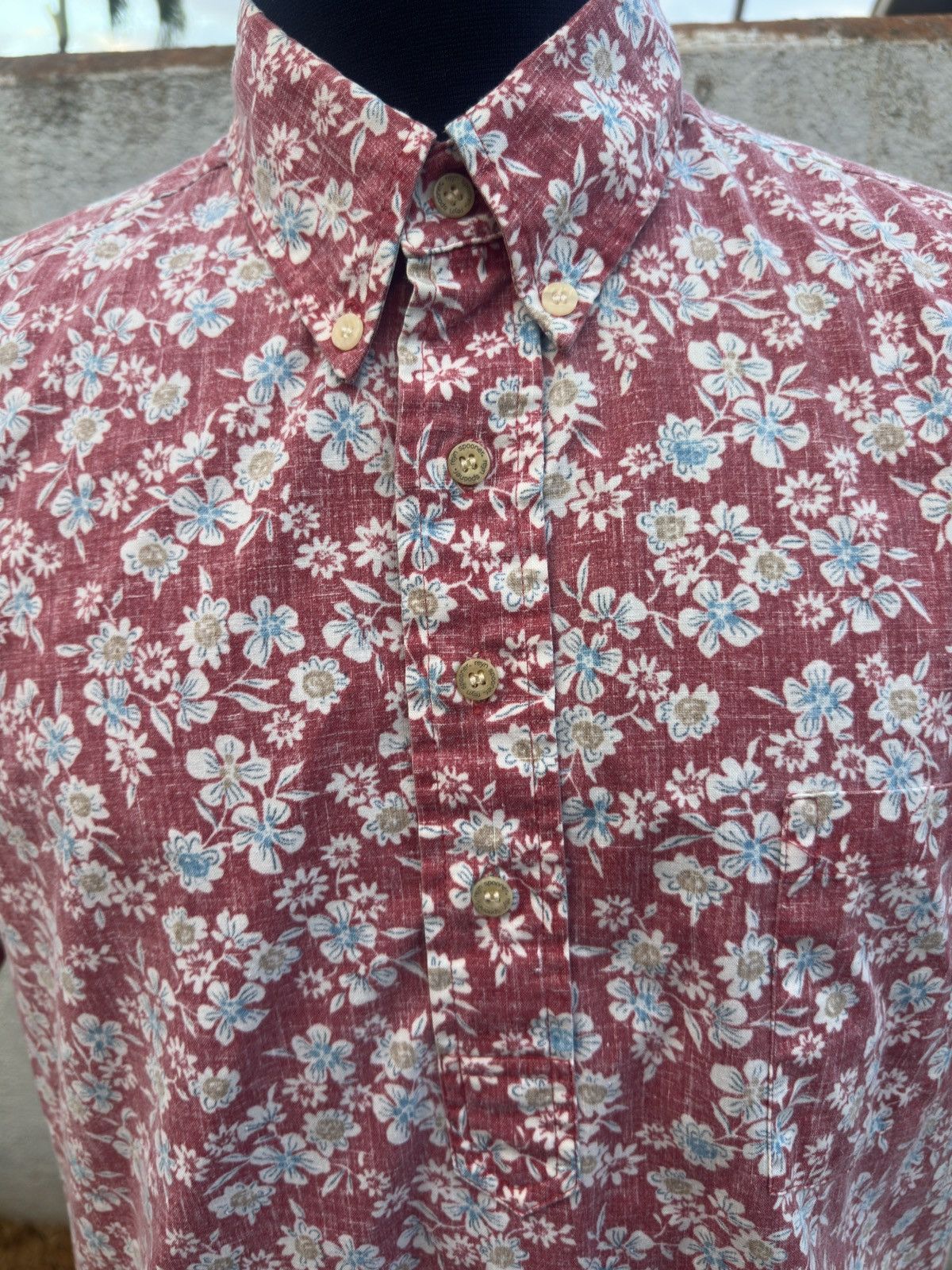 Reyn Spooner PreOwned Reyn Spooner Red Hawaiian Floral Men's Large Size US L / EU 52-54 / 3 - 3 Thumbnail
