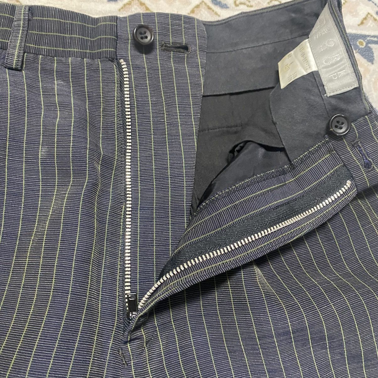 Yohji Yamamoto Vintage WORKSHOP BY YOHJI YAMAMOTO Striped Trouser Size 26" / US 2 / IT 38 - 18 Thumbnail