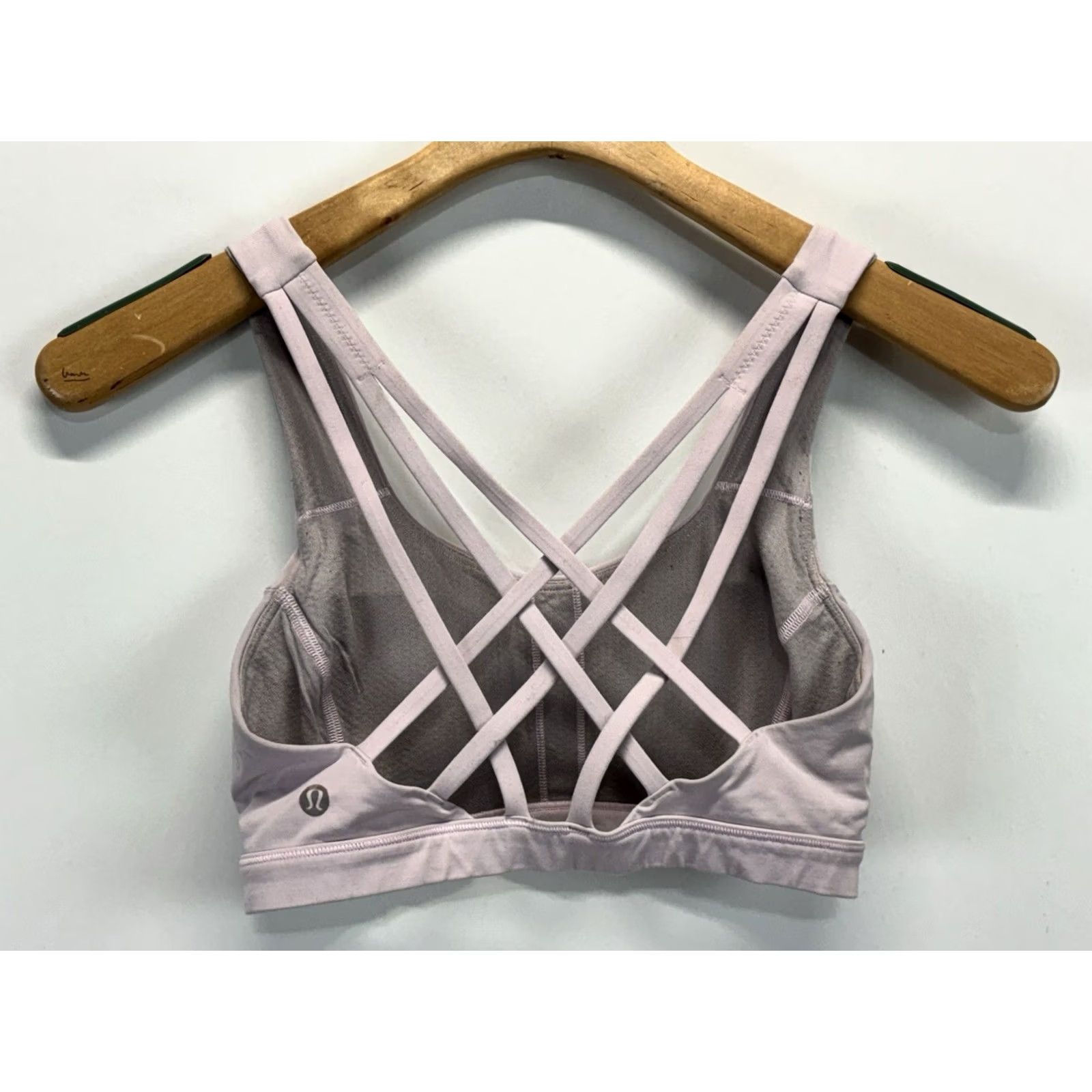 Lululemon Lululemon Free To Be Seeene Sports Bra Women’s XS S Light Purple Strappy Workout Size ONE SIZE - 2 Thumbnail