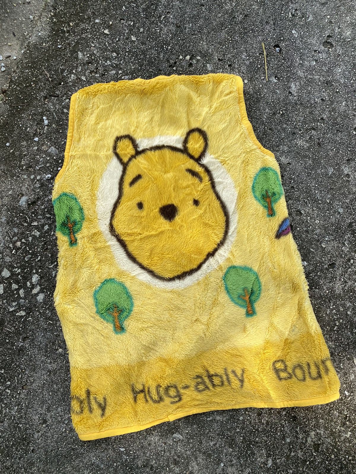 Vintage Vintage 90s Japanese Brand Winnie The Pooh Fleece Vest Size M / US 6-8 / IT 42-44 - 3 Thumbnail