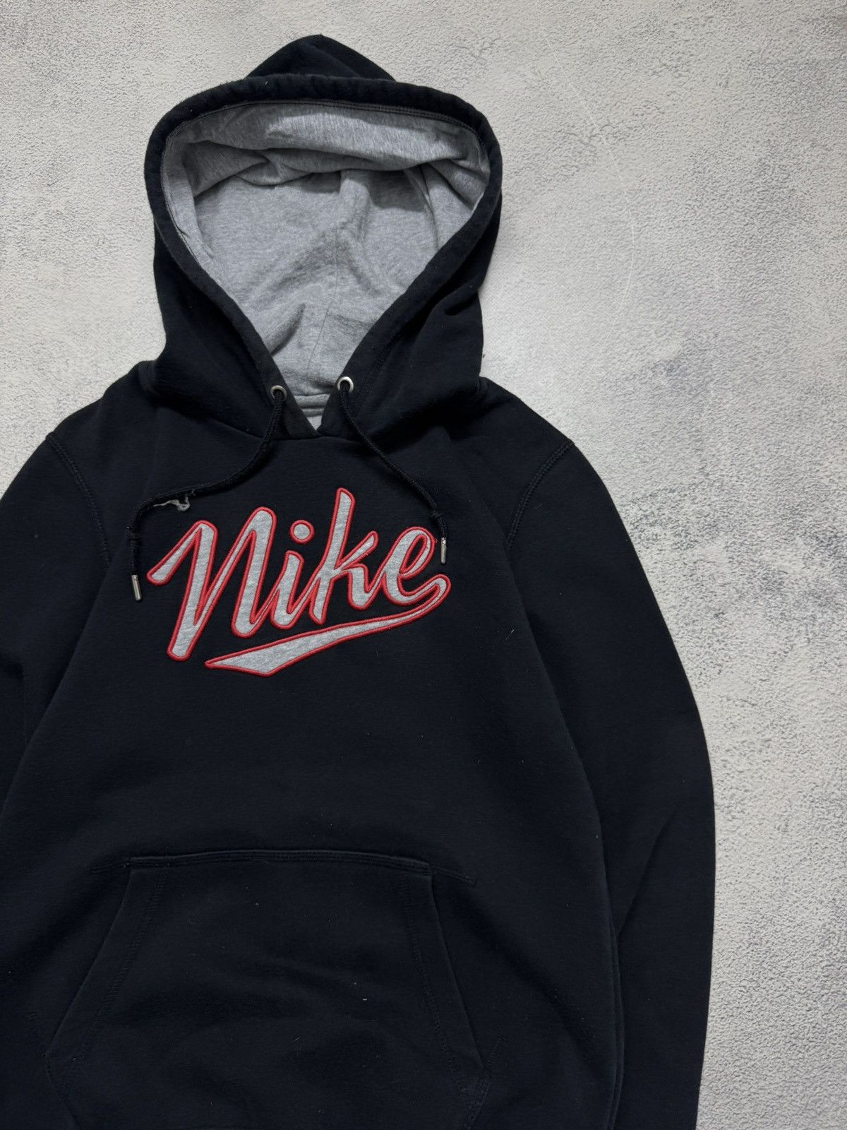 Nike Vintage Y2K Nike Big Swoosh Hoodie 00’s Size US S / EU 44-46 / 1 - 5 Thumbnail