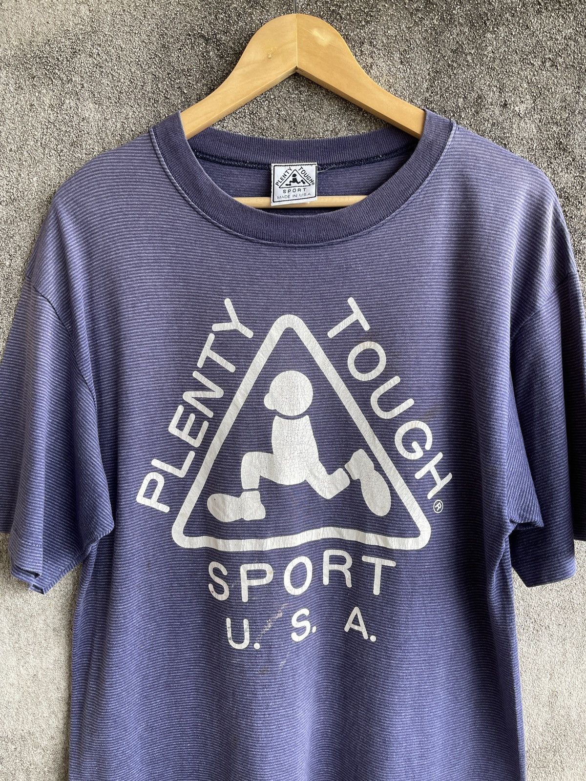 Vintage Last Drop🔥Rare🔥Vtg Plenty Tough Sun Faded ERD GRUNGE TEE Size US L / EU 52-54 / 3 - 2 Thumbnail