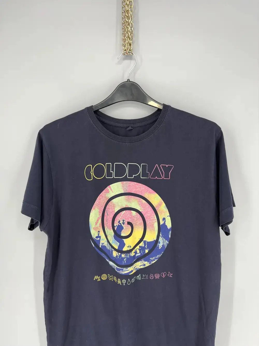 Band Tees Vintage Y2K Coldplay T Shirt Mylo Xyloto 2012 Size US L / EU 52-54 / 3 - 6 Thumbnail