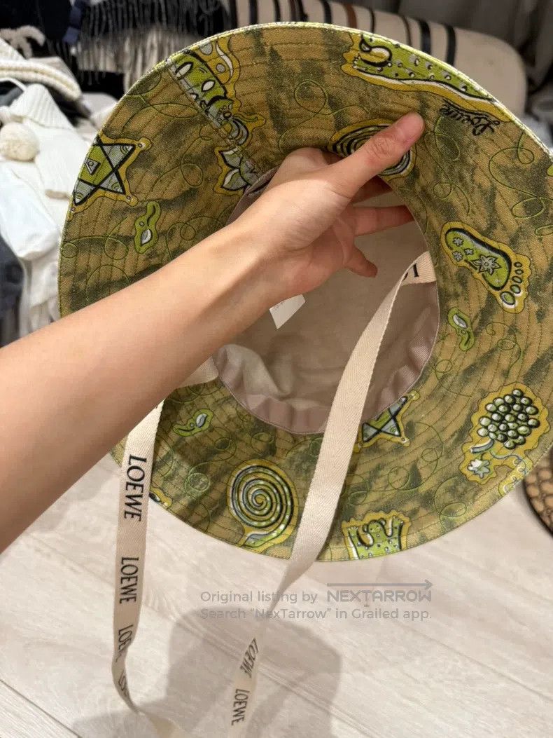 Loewe Loewe Green Floral Fisherman's Hat Size ONE SIZE - 2 Thumbnail