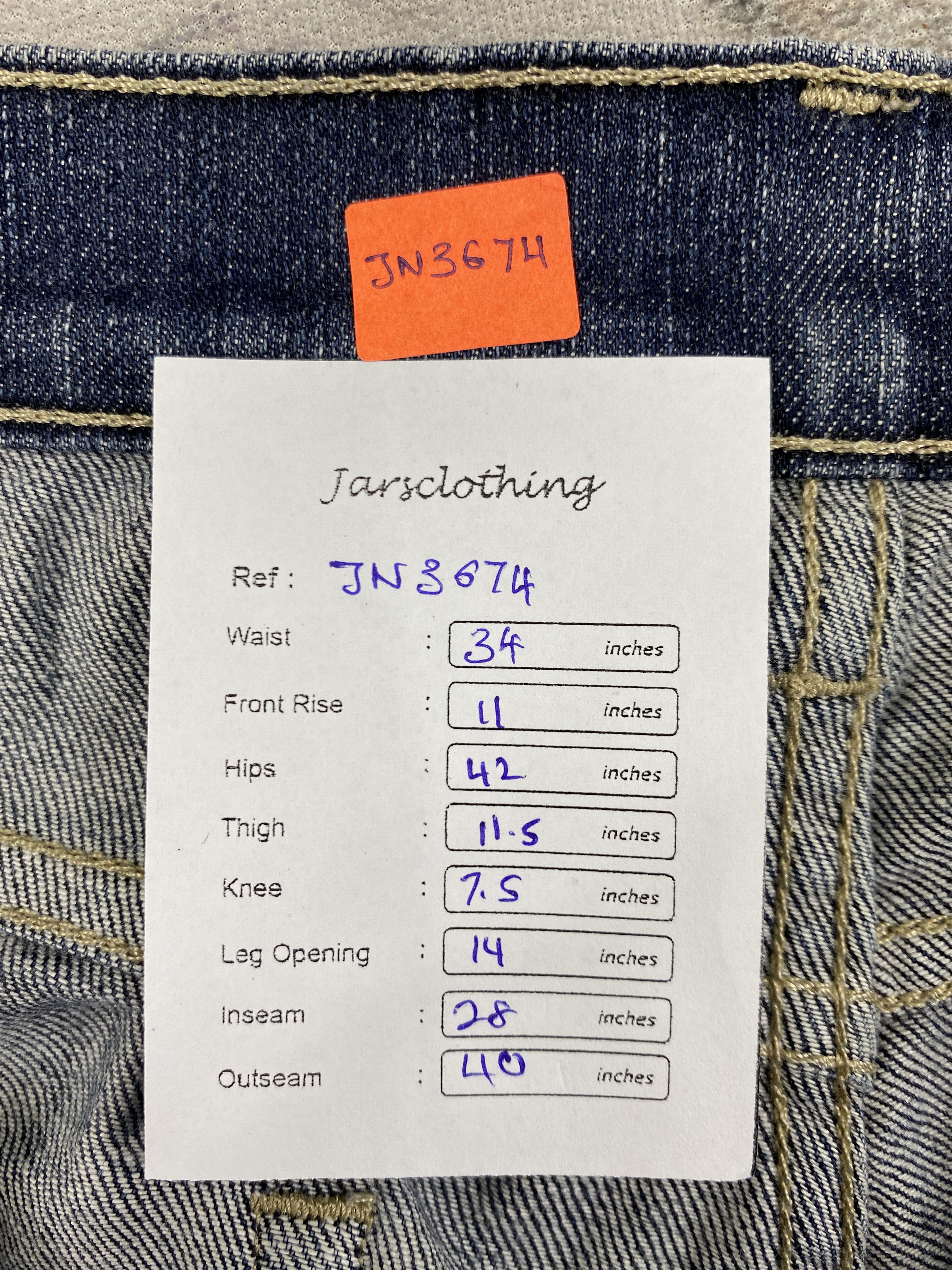 Levi's Faded Blue Vintage Levi's 508 Jeans 34x28 Denim- JN3674 Size US 34 / EU 50 - 8 Thumbnail