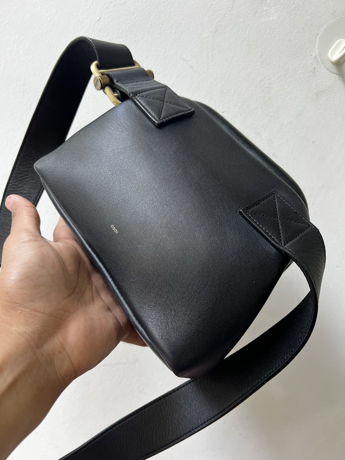 Leather Osoi Mini Brot Black Leather Crossbody Bag Size ONE SIZE - 5 Thumbnail