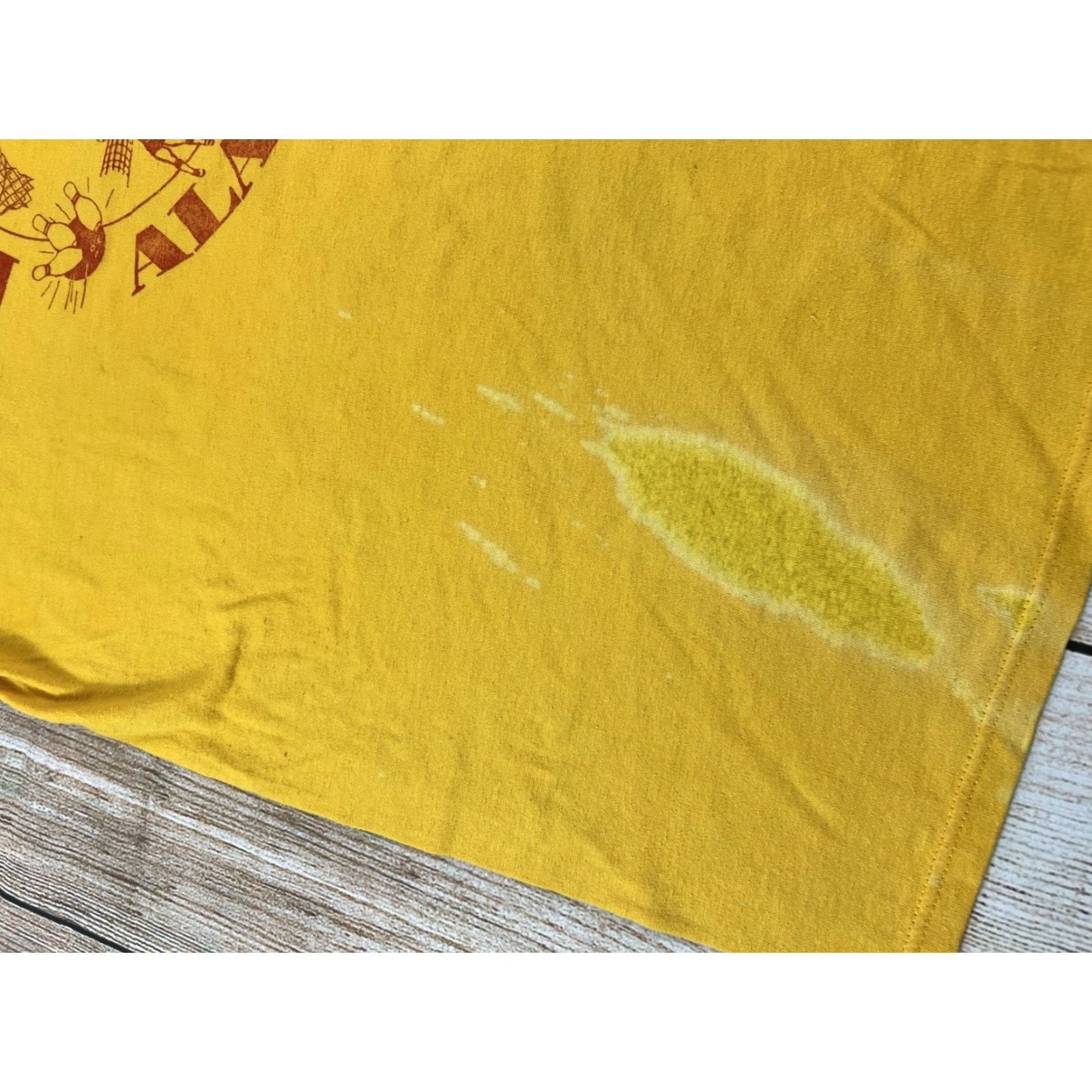 Russell Athletic VINTAGE Russell Athletic T-Shirt Birmingham Alabama Yellow XL Men 90s Graphic Print Short Sleeve Regular Size XL Size US XL / EU 56 / 4 - 6 Thumbnail
