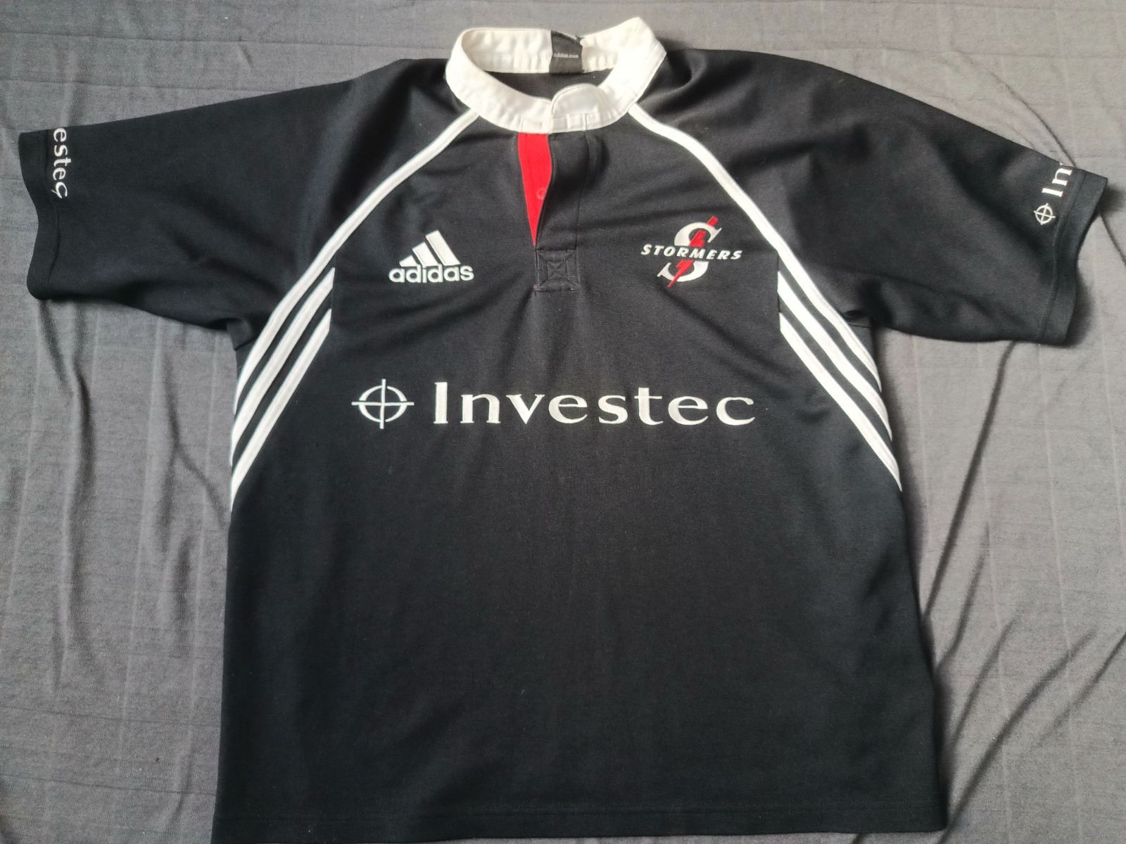Adidas Stormers South Africa 2003/2004 Rugby Home Shirt Adidas Size US L / EU 52-54 / 3 - 1 Thumbnail