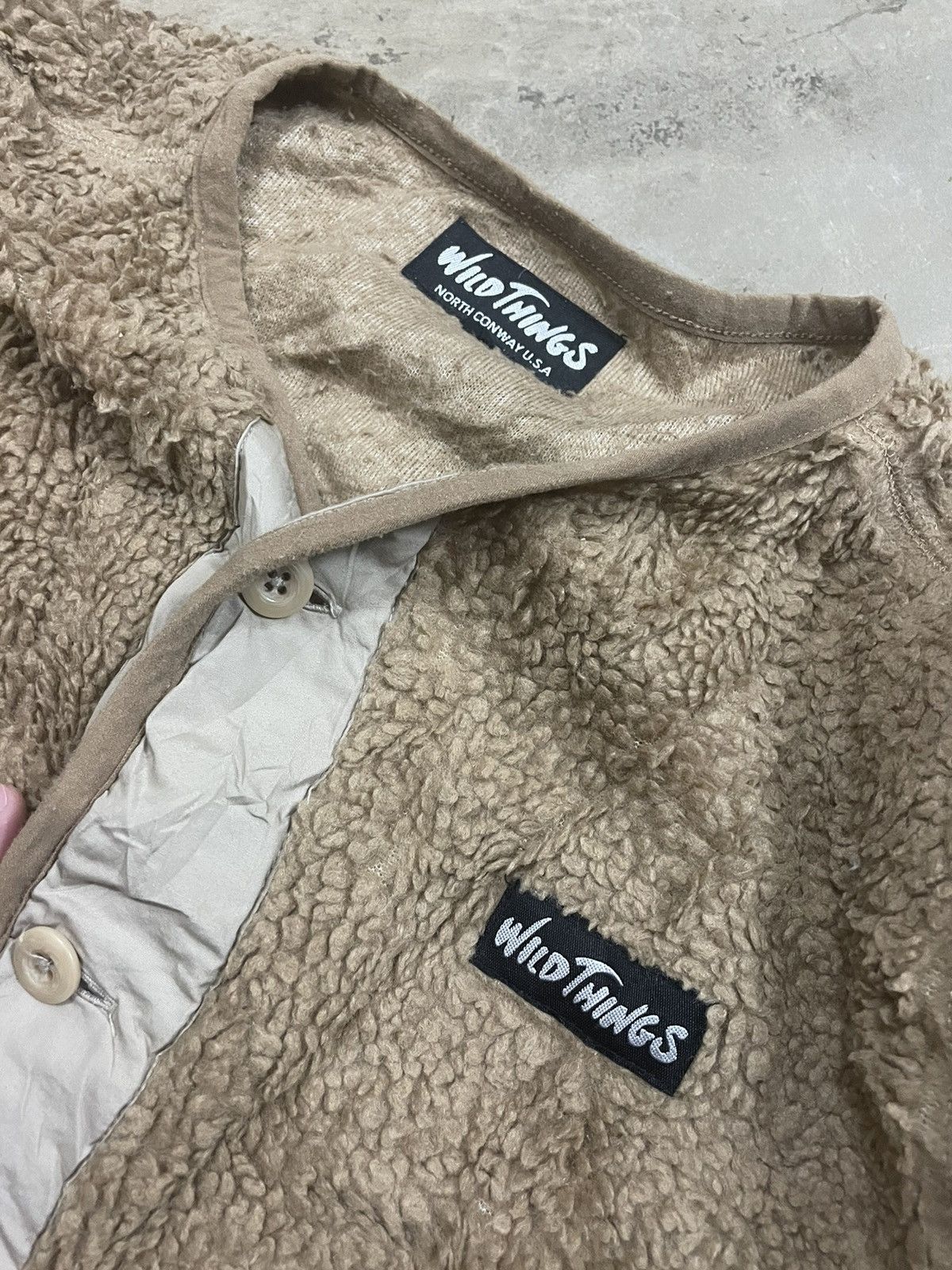 Wild Things 🔥 Rare🔥Wild Thing Fleece with Sheep Skin Outdoor Wear Size US M / EU 48-50 / 2 - 6 Thumbnail