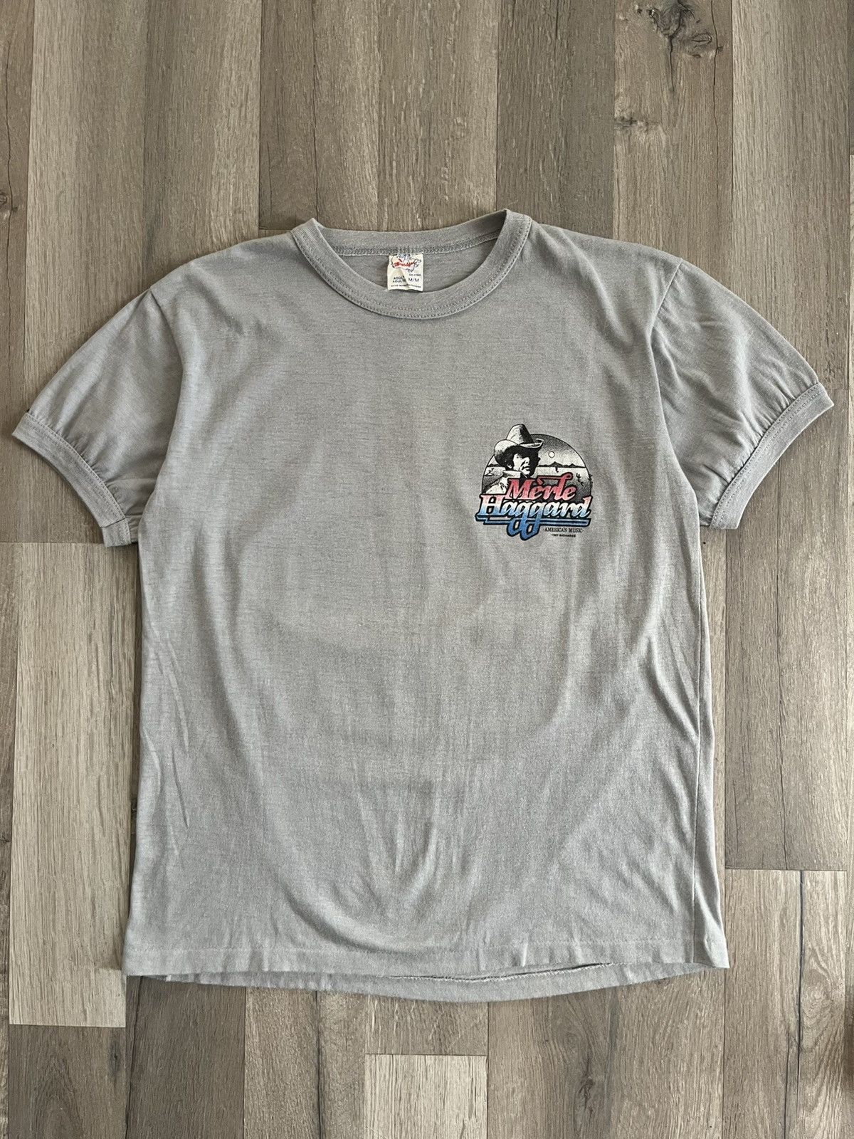 Band Tees 1987 Merle Haggard and the Strangers Mullet Tee Size US S / EU 44-46 / 1 - 2 Thumbnail