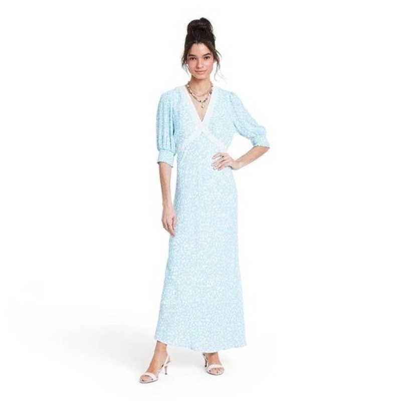RIXO Rixo Target Floral Swing Maxi Dress Romantic Cottagecore Size XL / US 12-14 / IT 48-50 - 6 Thumbnail
