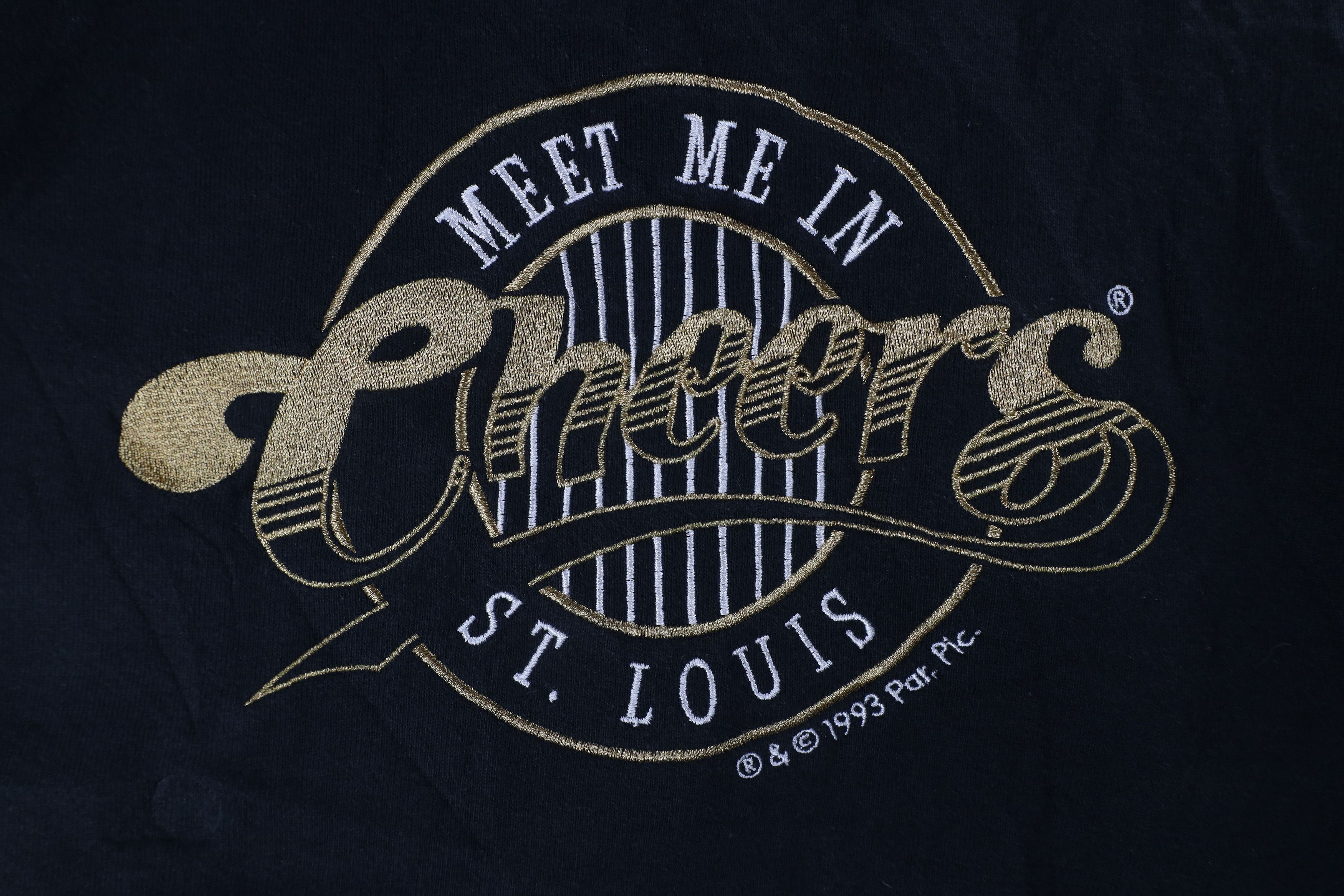 Vintage Vintage 90s Meet Me In St Louis Cheers Bar Sweatshirt USA Size US XL / EU 56 / 4 - 4 Thumbnail