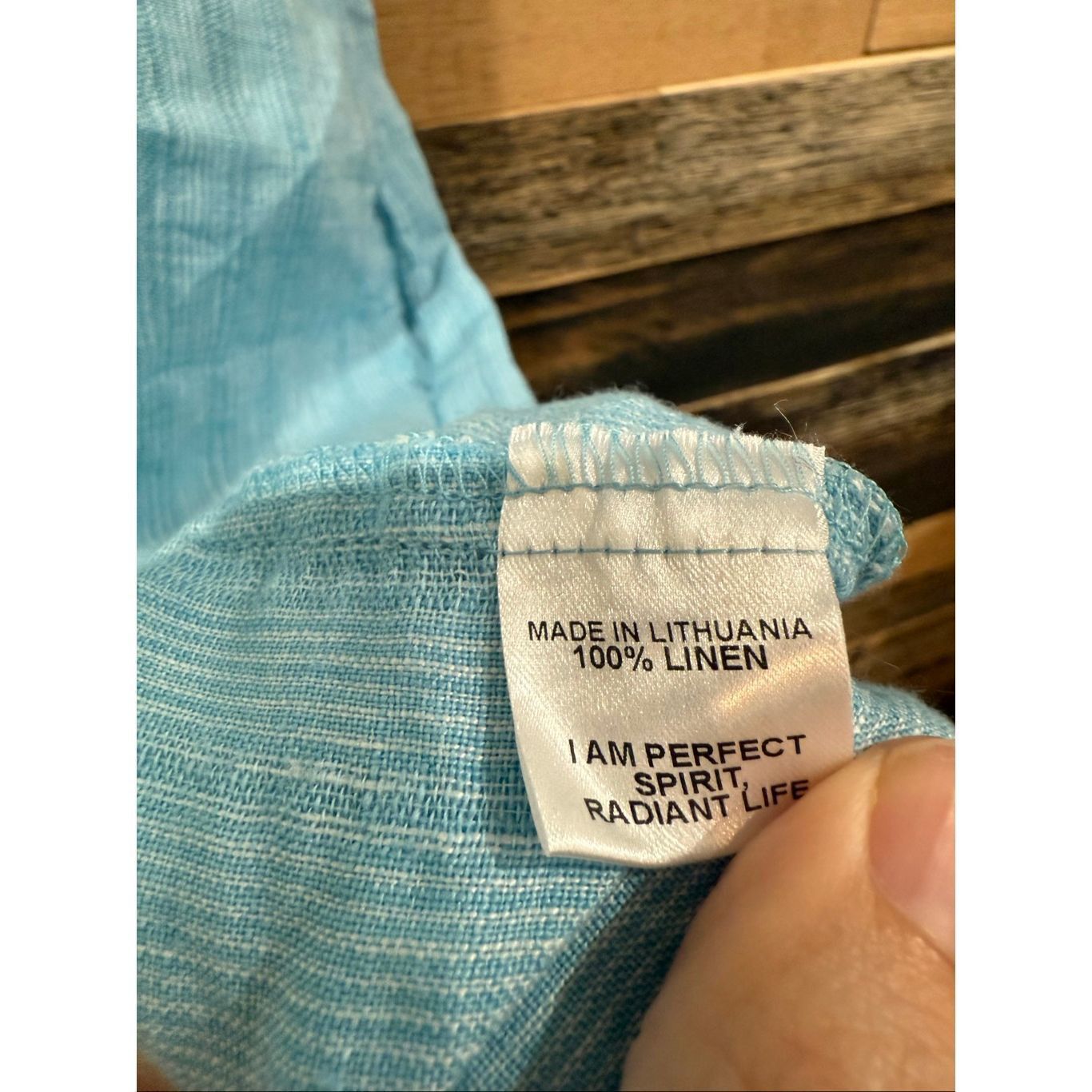 FLAX Flax NWOT linen dress pockets short sleeve crew neck size me Size M / US 6-8 / IT 42-44 - 5 Thumbnail