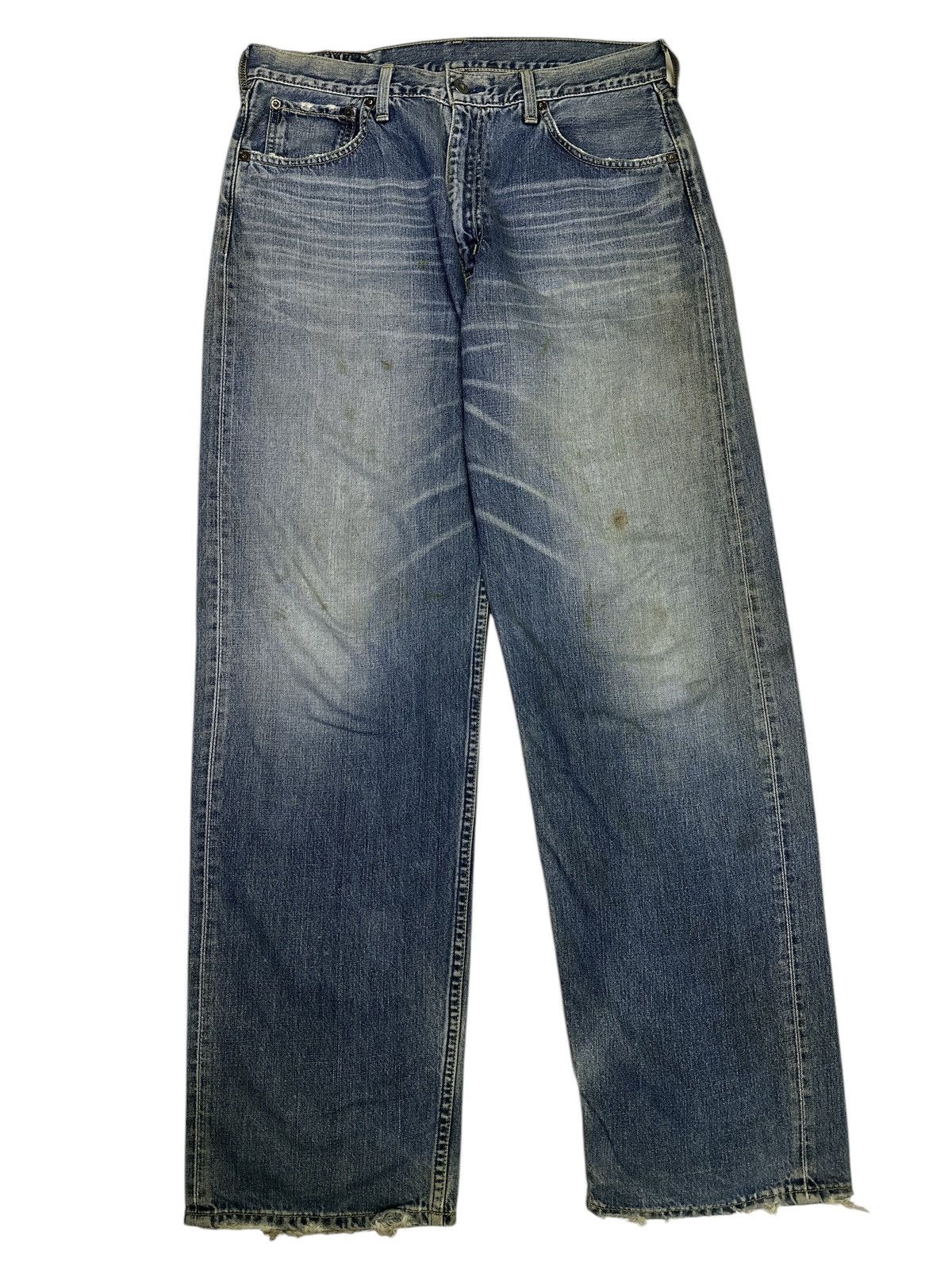 Levi's Vintage Levis 504 Loose Style Bluewash Faded 💥 Size US 32 / EU 48 - 1 Thumbnail