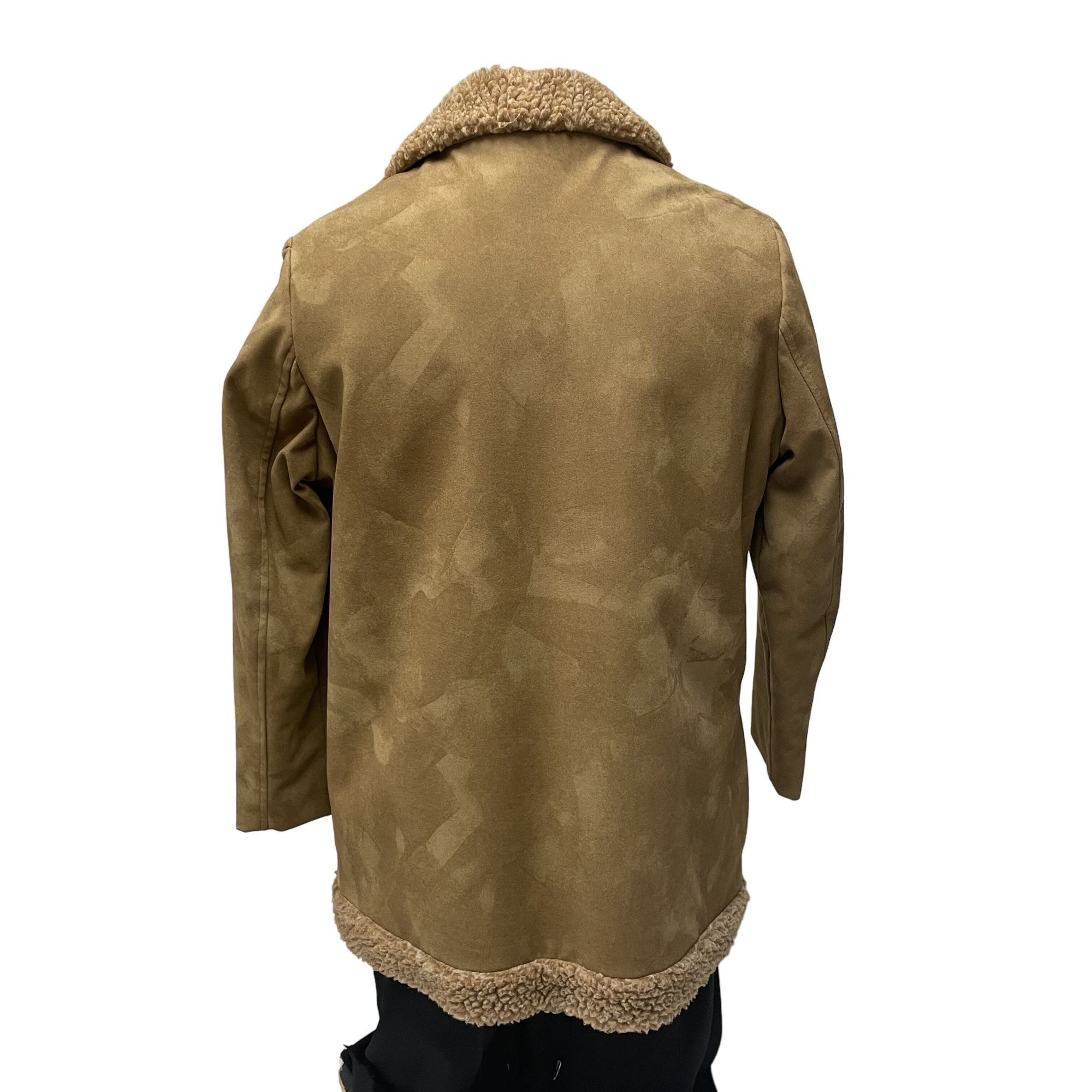 Other Vtg Fingerhut Brown FELTED Vinyl MOUNTAIN MAN Jacket Size XXL / US 16-18 / IT 52-54 - 3 Thumbnail