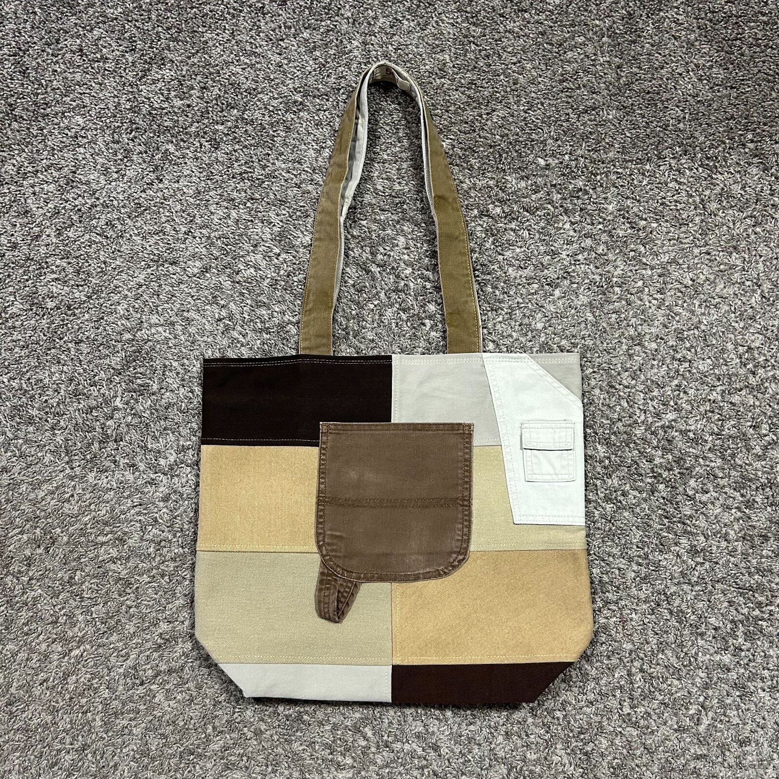 Dickies × Handmade Handmade Bag Patchwork Denim Tote Bag Shoulder Bag Canvas Size ONE SIZE - 11 Thumbnail