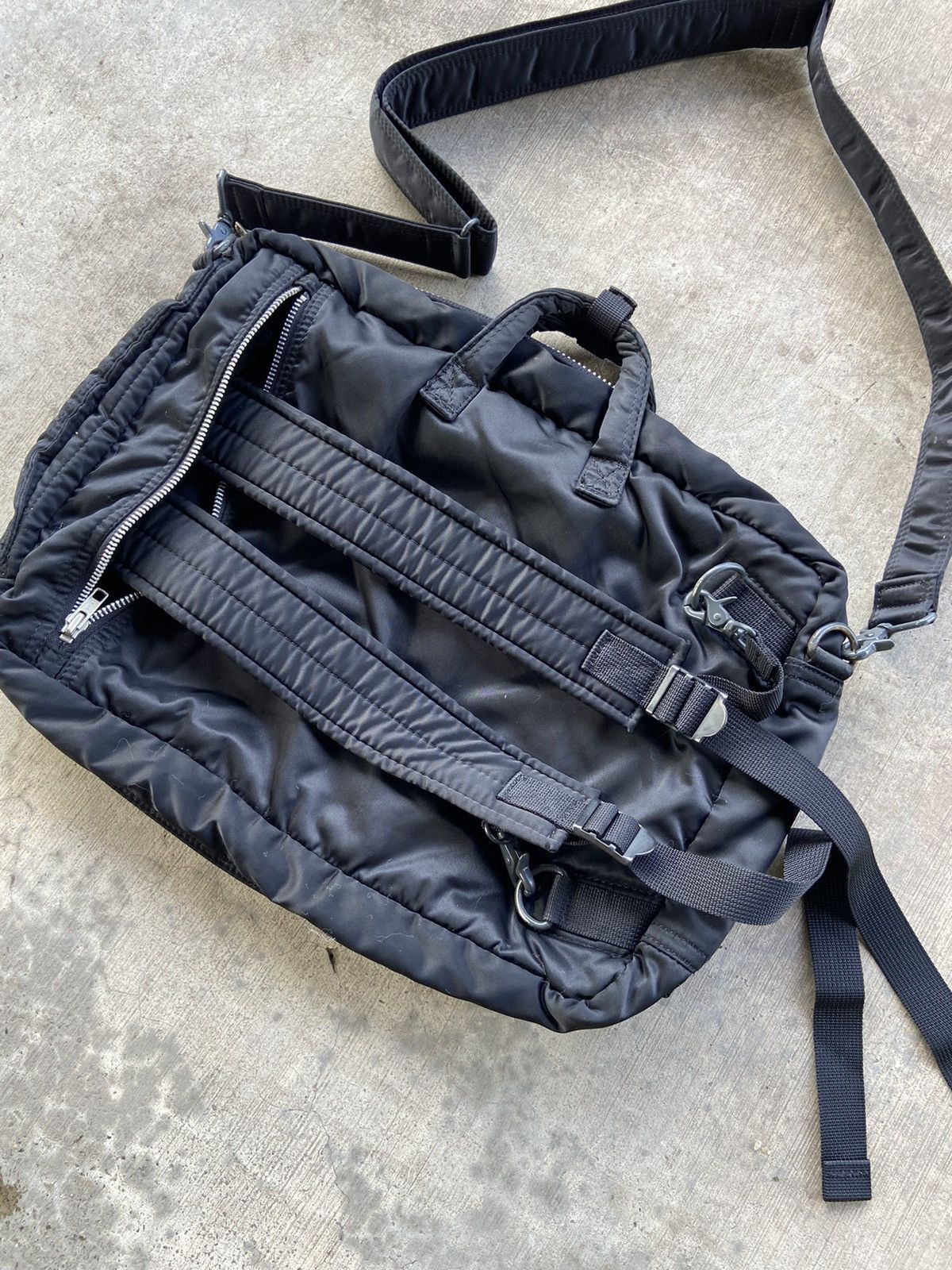 Porter Vintage Porter Tanker Black Nylon 3 Way Backpack / Sling Bag Size ONE SIZE - 5 Thumbnail