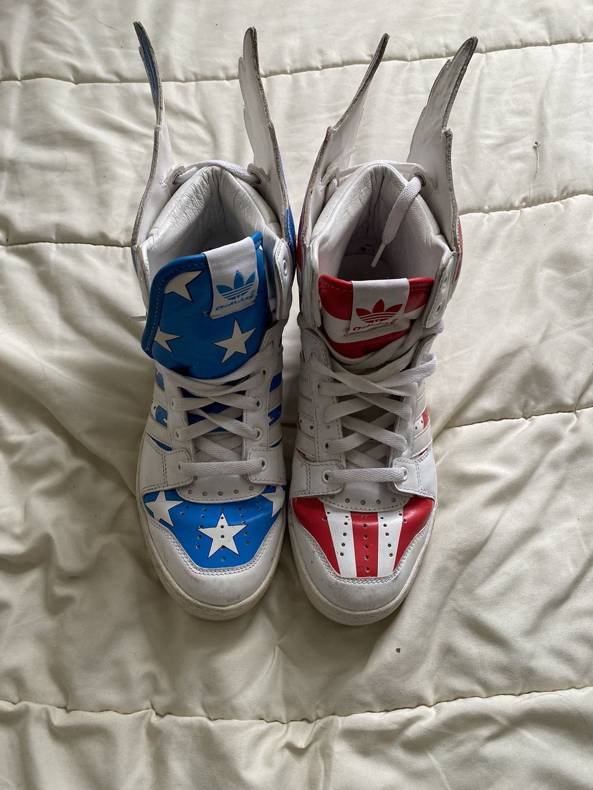 Adidas Jeremy Scott Jeremy Scott Adidas Wings 2.0 American flag Grailed