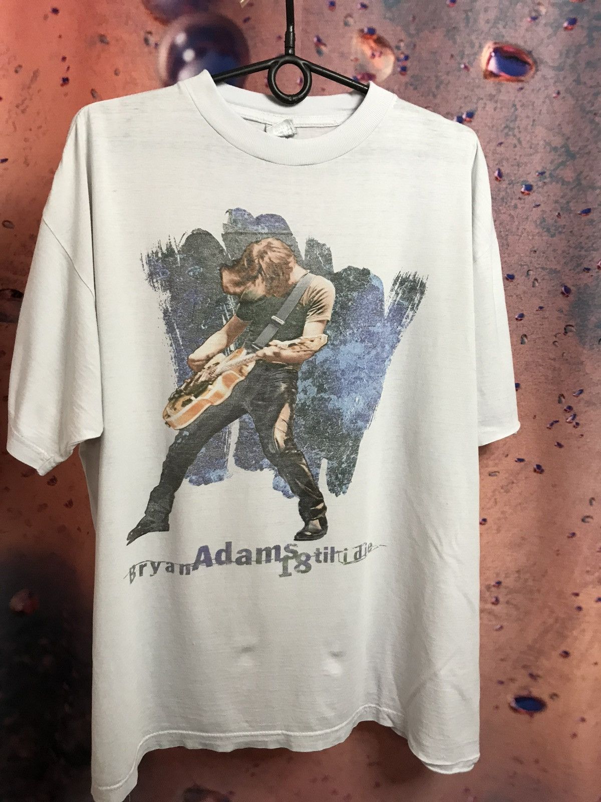 Band Tees × Vintage Vintage Bryan Adams band rock tee Size US XL / EU 56 / 4 - 2 Thumbnail