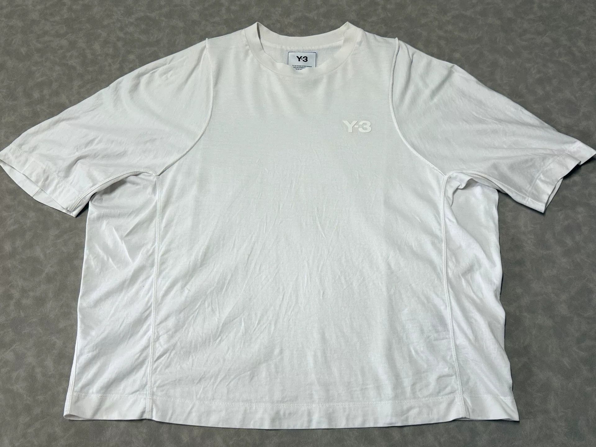 Y-3 Y-3 Yohji Yamamoto White T-Shirt Size US M / EU 48-50 / 2 - 1 Thumbnail