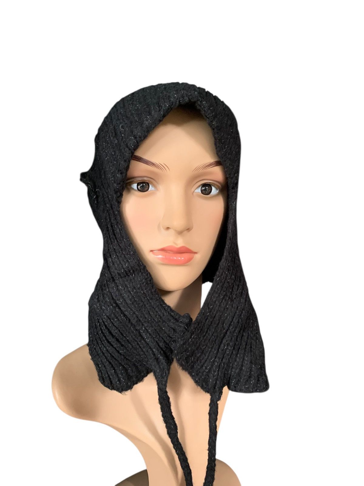 Japanese Brand × Kapital × Vintage Knitted Earflap Balaclava Winter Streetwear Hats Size ONE SIZE - 3 Thumbnail