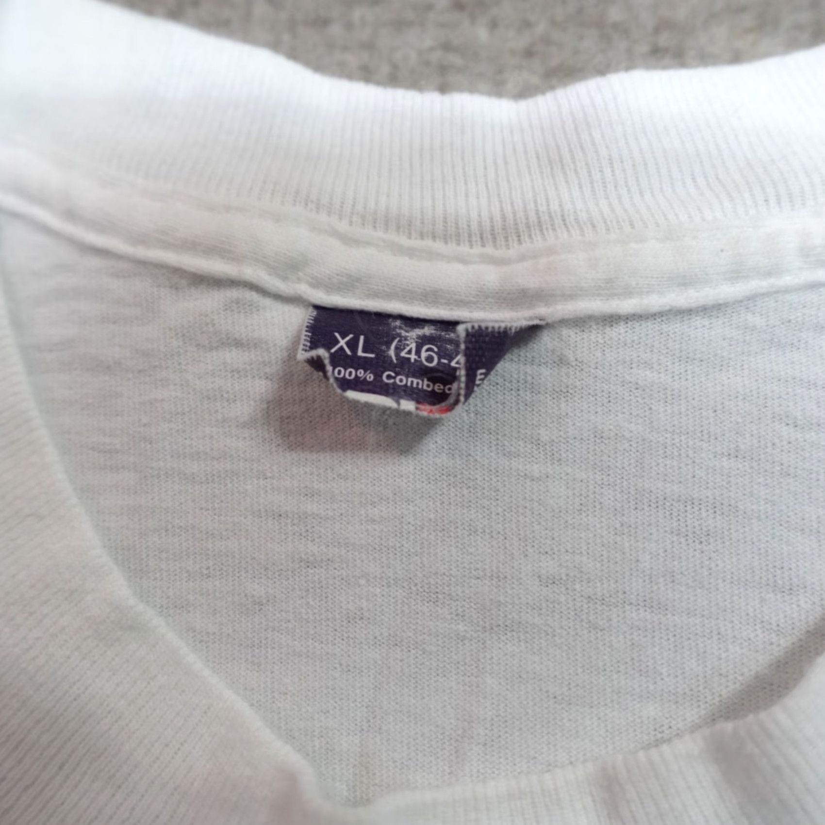 Vintage VINTAGE American Vintage Shirt Small White USA 1990s New York World Trade Center Statue of Freedom Crew Neck Short Sleeve Mens T-Shirt Size US S / EU 44-46 / 1 - 3 Thumbnail